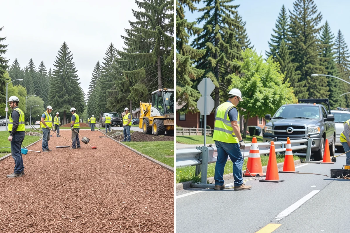 Gravel Road Grading in Medina, King County, WA - Assess the surface, crown, and drainage condition