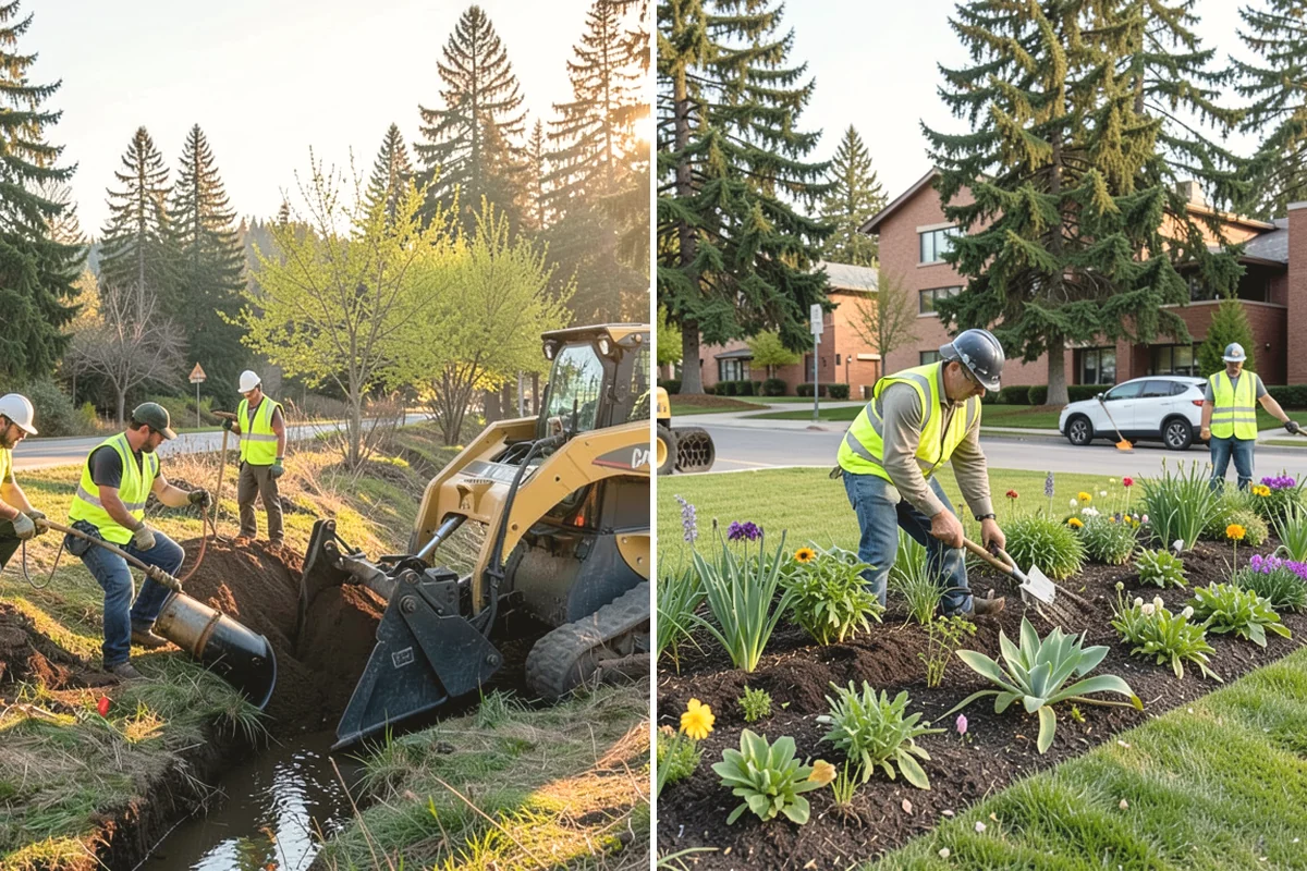 Gravel Road Grading in Mountlake Terrace, Snohomish County, WA - Assess the surface, crown, and drainage condition