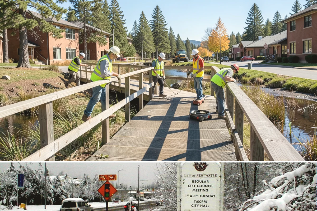 Gravel Road Grading in Newcastle, King County, WA - Grading is most effective when the surface holds a little moisture, making late spring and fall ideal for compaction without dust.