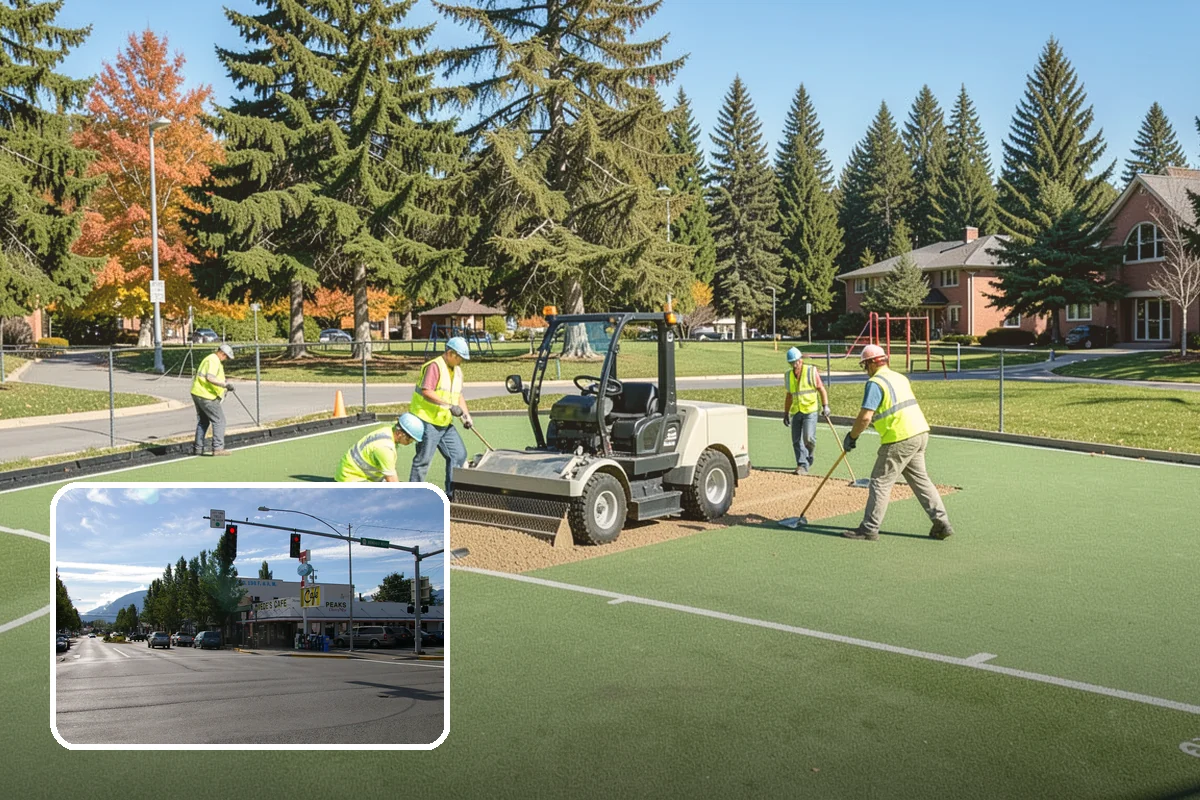 Gravel Road Grading in North Bend, King County, WA - Restores crown to shed water and reduce ruts