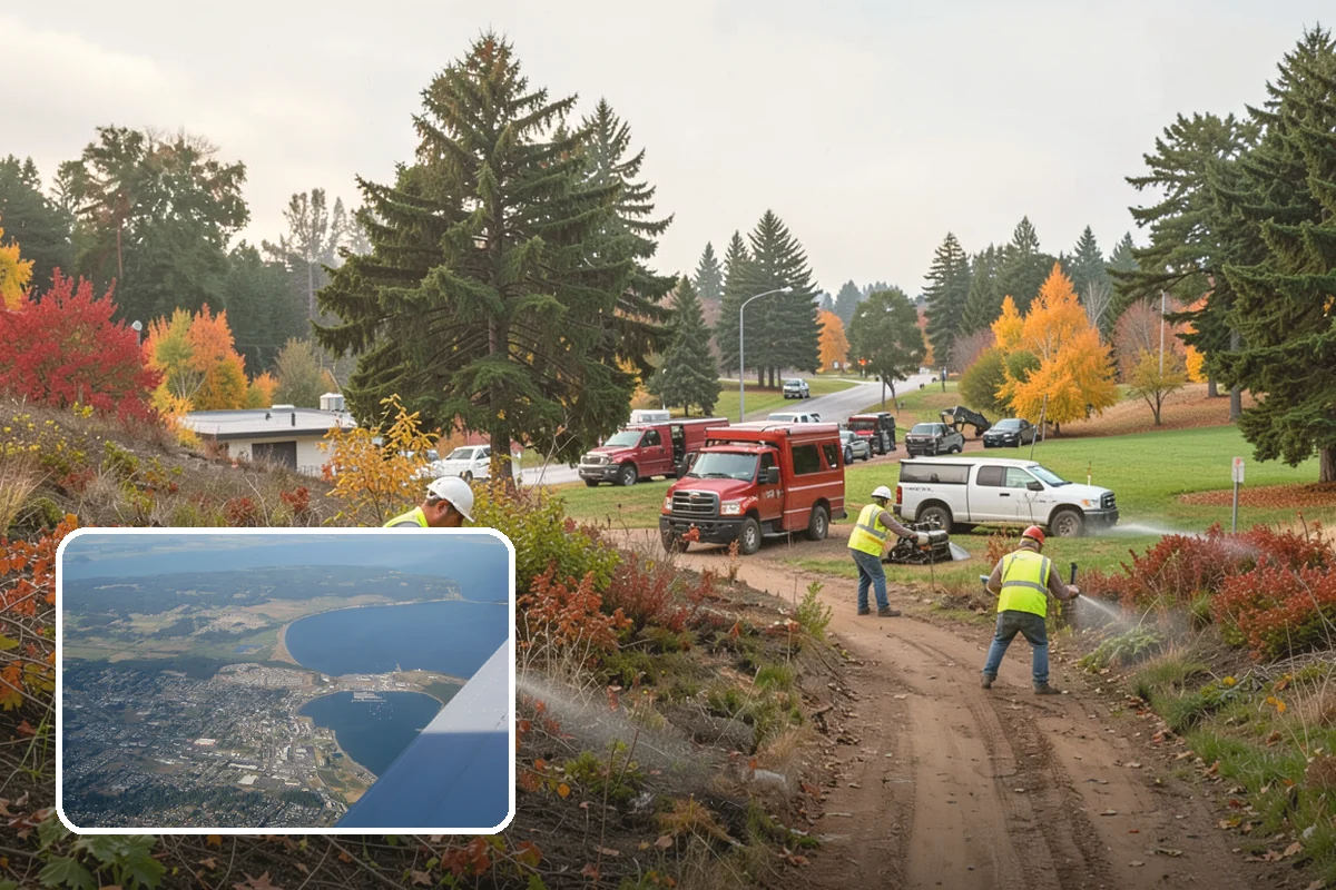 Gravel Road Grading in Oak Harbor, Island County, WA - Restores crown to shed water and reduce ruts