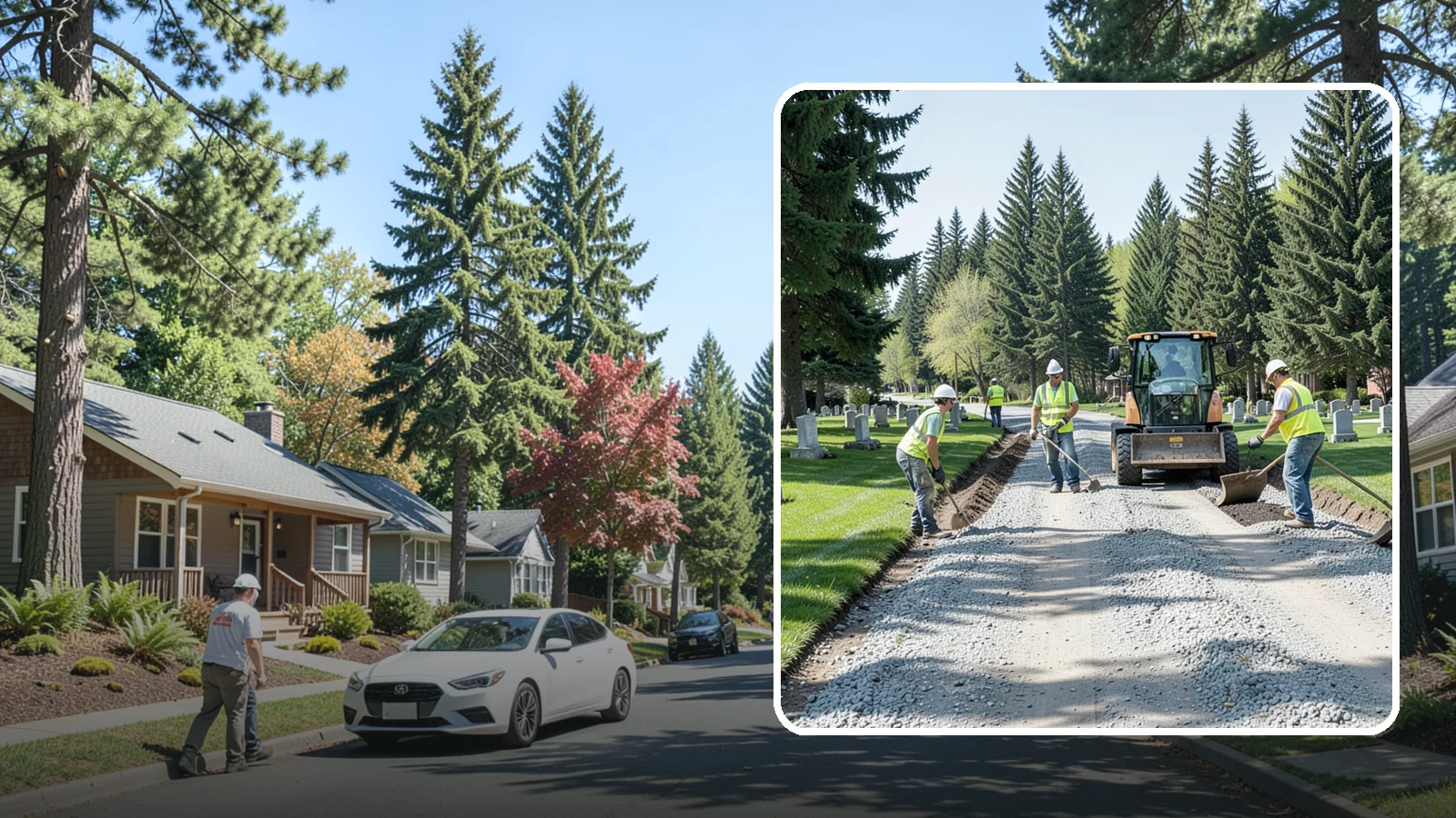 Gravel Road Grading in Orting, Pierce County, WA - Grading and reshaping of gravel roads, shoulders, and unpaved lots to restore surface and drainage.