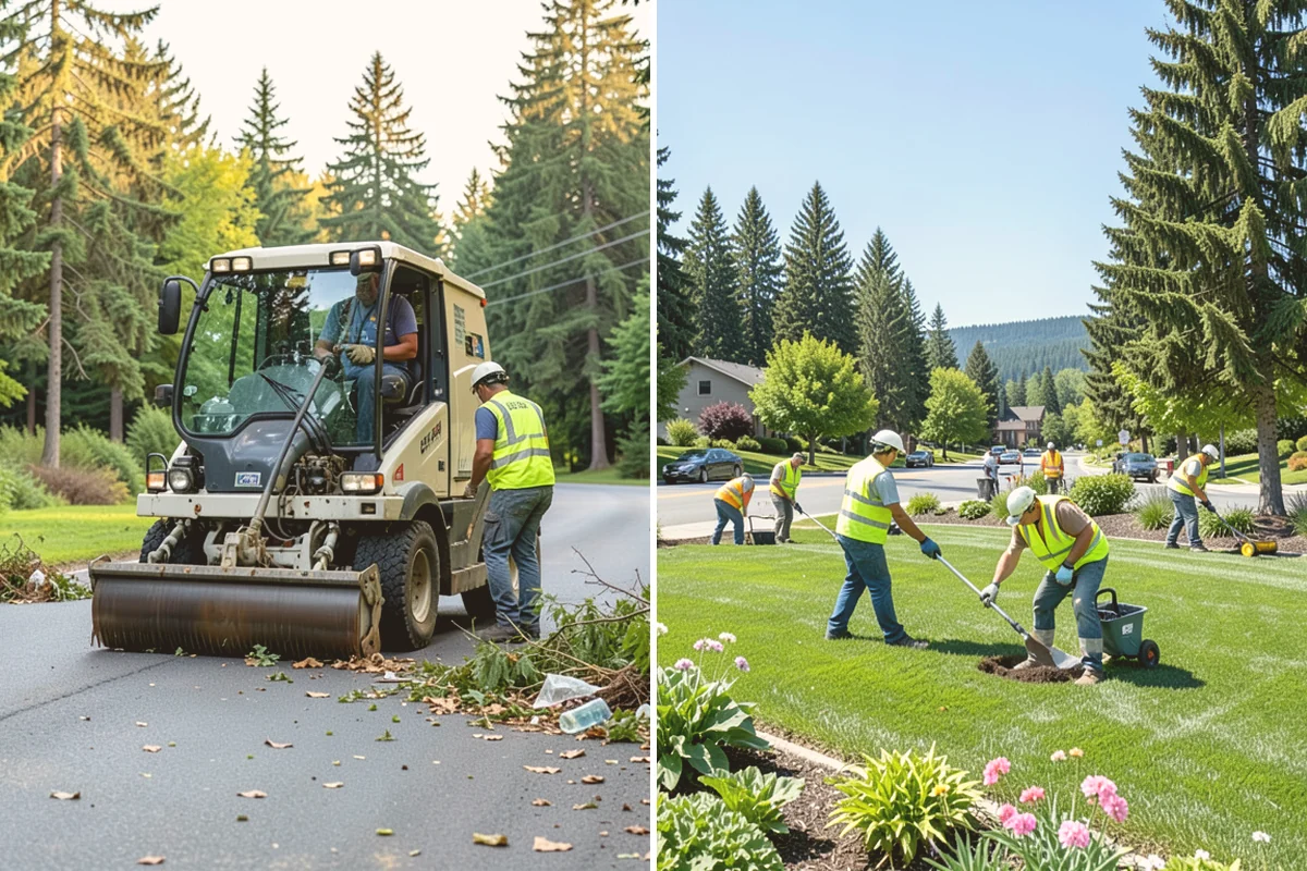 Gravel Road Grading in Orting, Pierce County, WA - Assess the surface, crown, and drainage condition