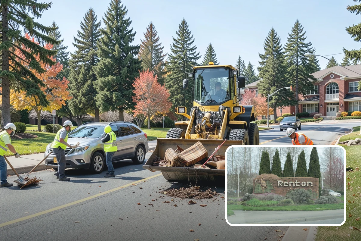 Gravel Road Grading in Renton, King County, WA - Restores crown to shed water and reduce ruts