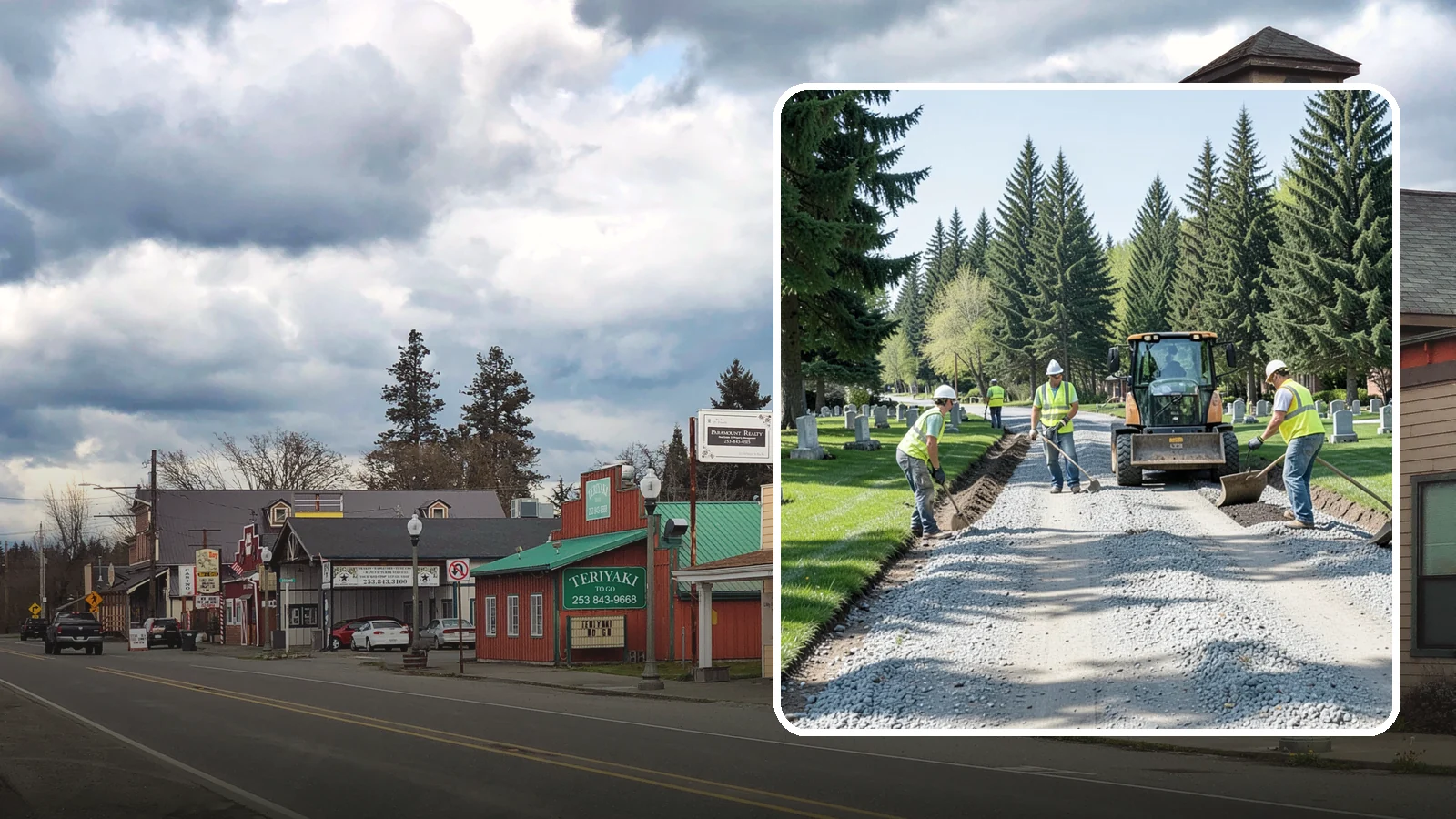 Gravel Road Grading in Roy, Pierce County, WA - Grading and reshaping of gravel roads, shoulders, and unpaved lots to restore surface and drainage.
