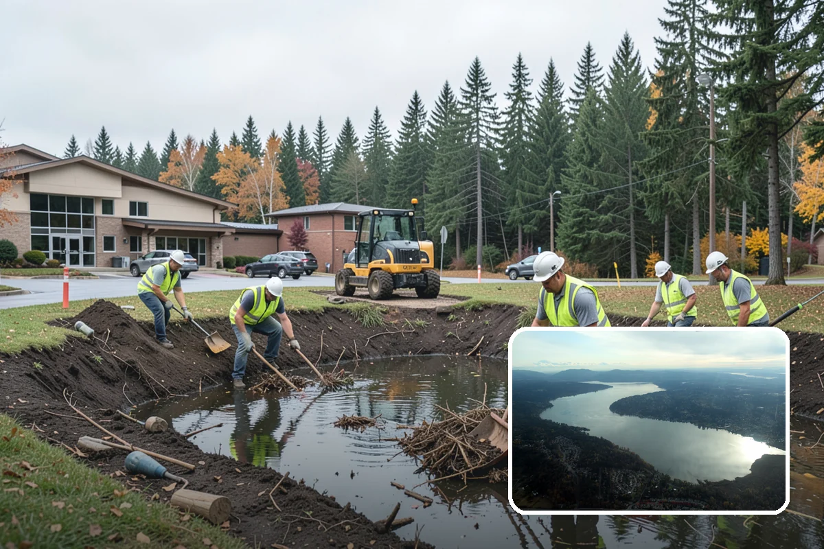 Gravel Road Grading in Sammamish, King County, WA - Restores crown to shed water and reduce ruts
