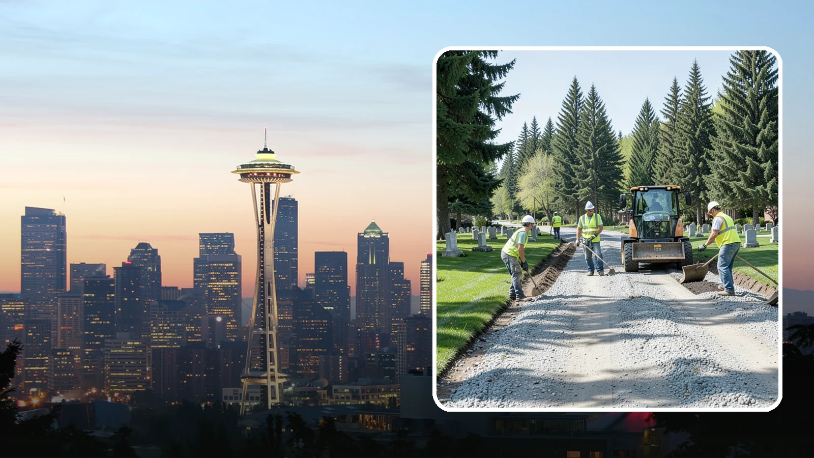 Gravel Road Grading in Seattle, King County, WA - Grading and reshaping of gravel roads, shoulders, and unpaved lots to restore surface and drainage.