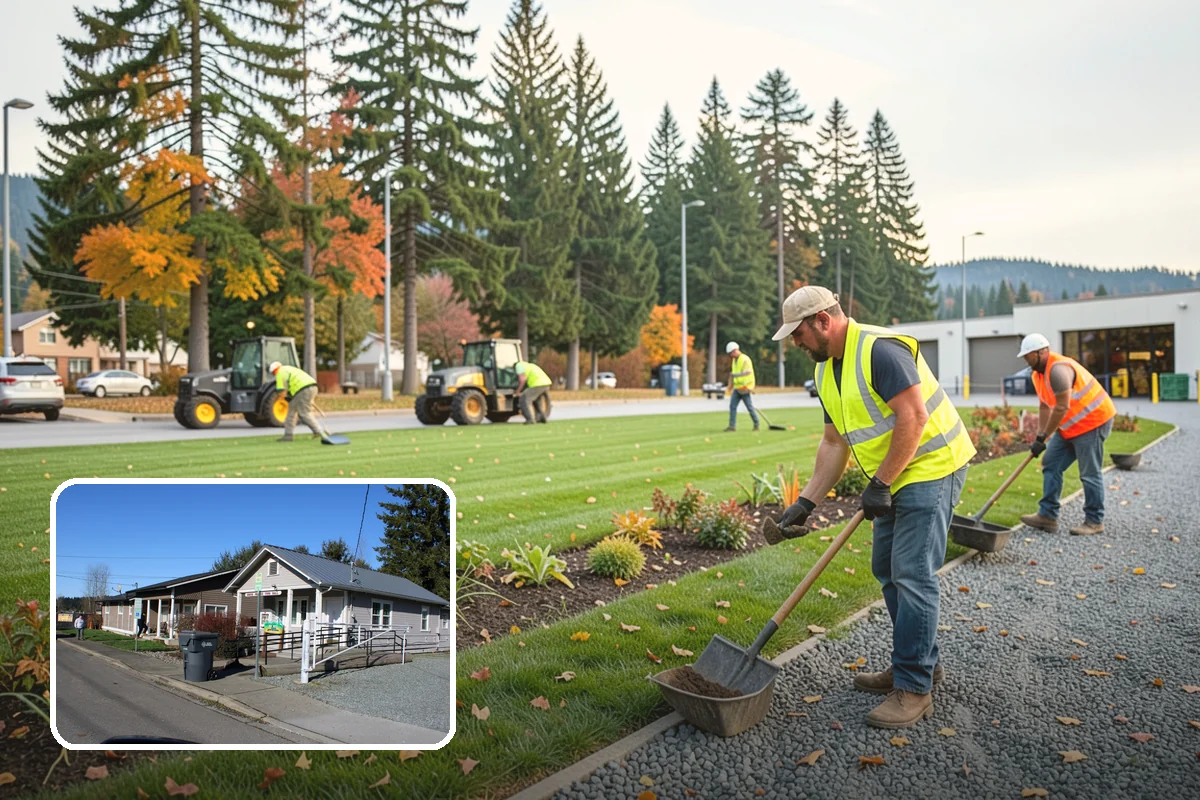Gravel Road Grading in South Prairie, Pierce County, WA - Restores crown to shed water and reduce ruts