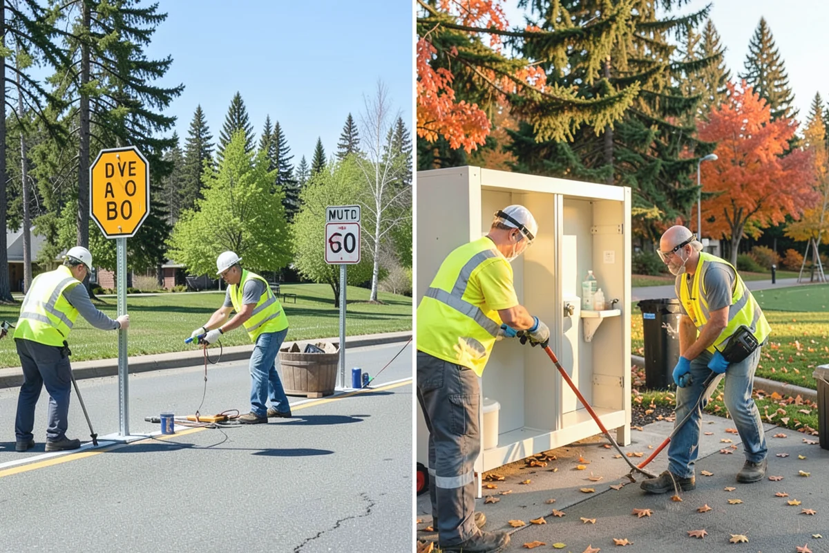 Gravel Road Grading in South Prairie, Pierce County, WA - Assess the surface, crown, and drainage condition