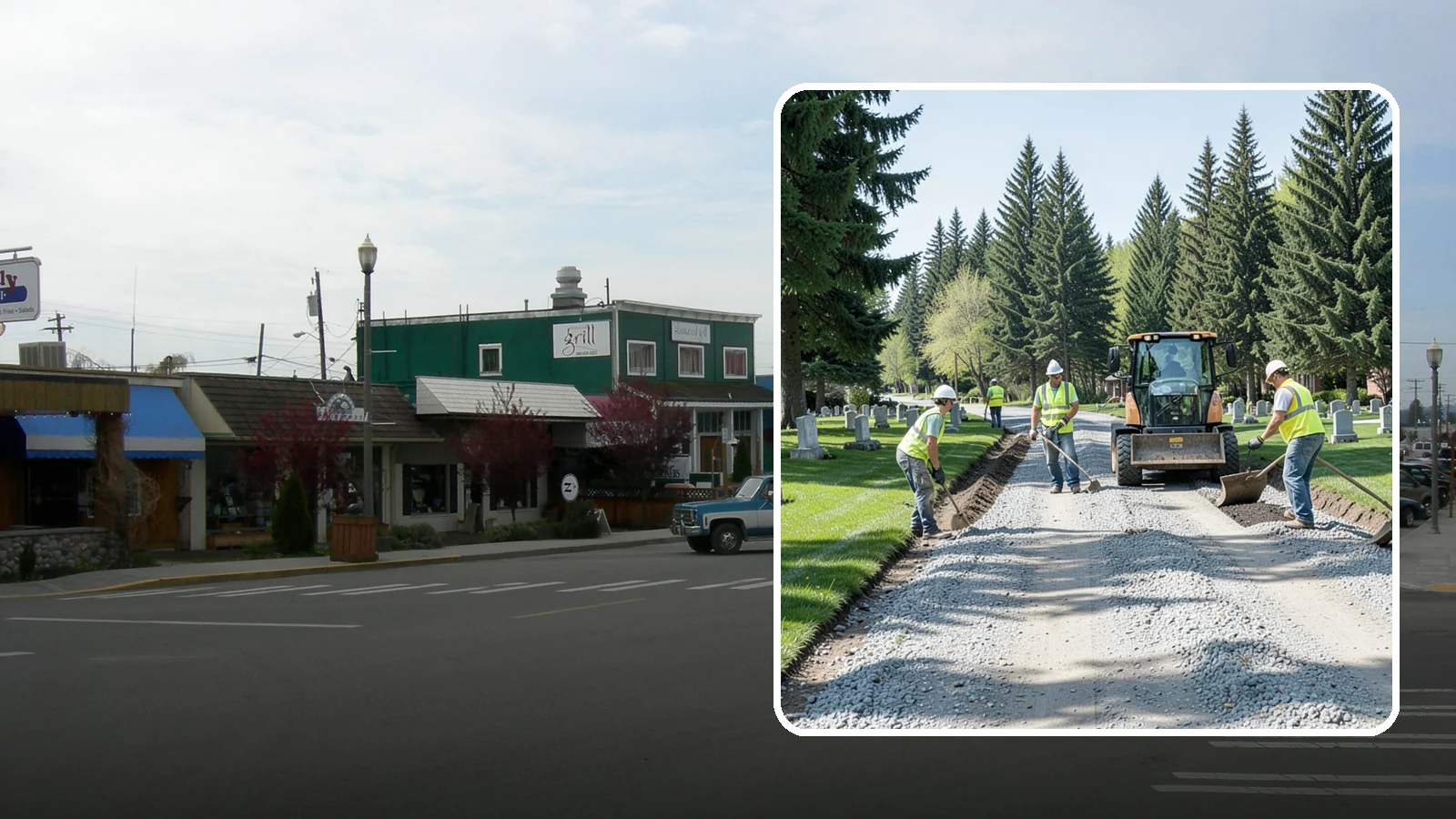 Gravel Road Grading in Stanwood, Snohomish County, WA - Grading and reshaping of gravel roads, shoulders, and unpaved lots to restore surface and drainage.
