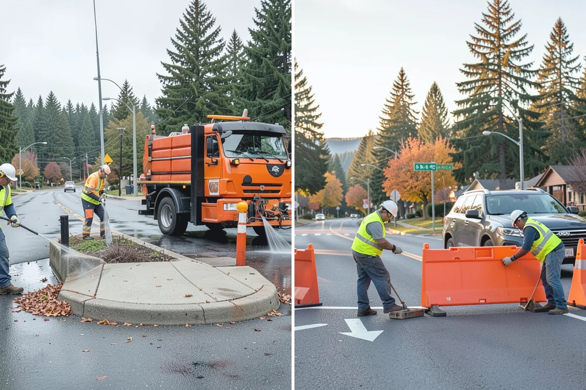 Gravel Road Grading in Sumner, Pierce County, WA - Assess the surface, crown, and drainage condition