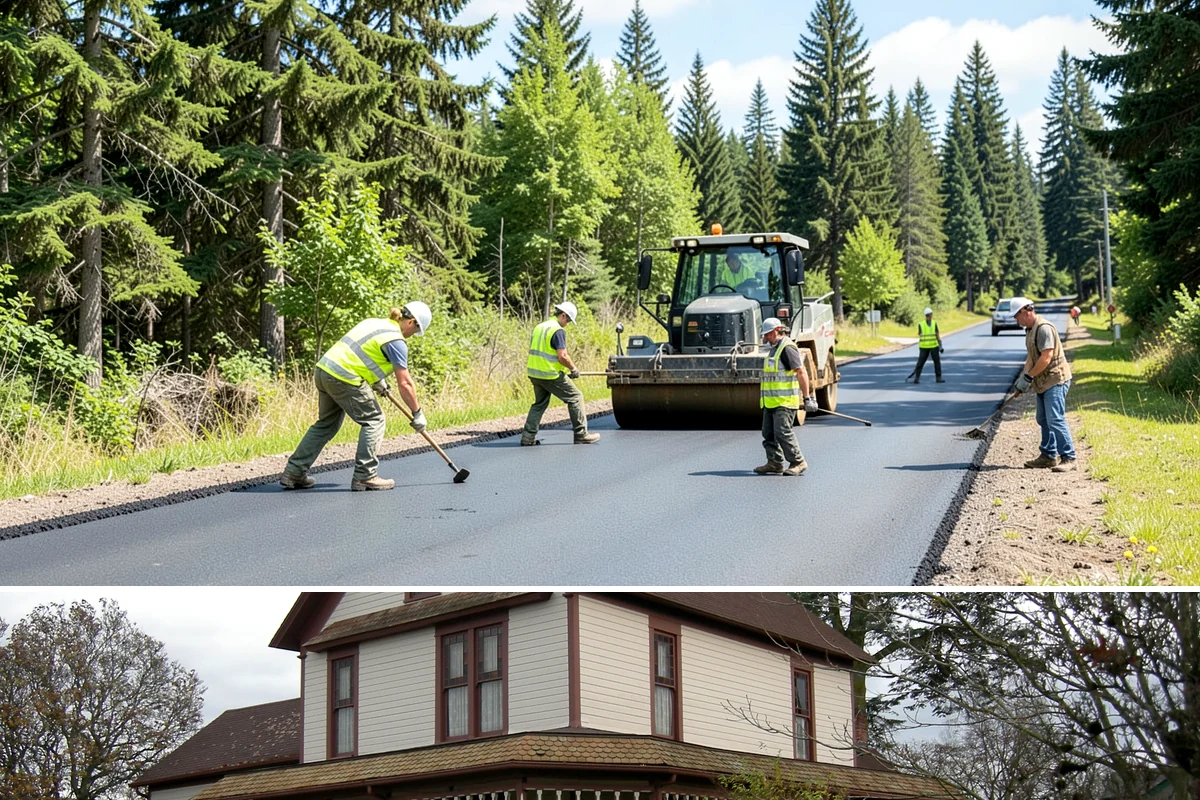 Gravel Road Grading in Sumner, Pierce County, WA - Grading is most effective when the surface holds a little moisture, making late spring and fall ideal for compaction without dust.