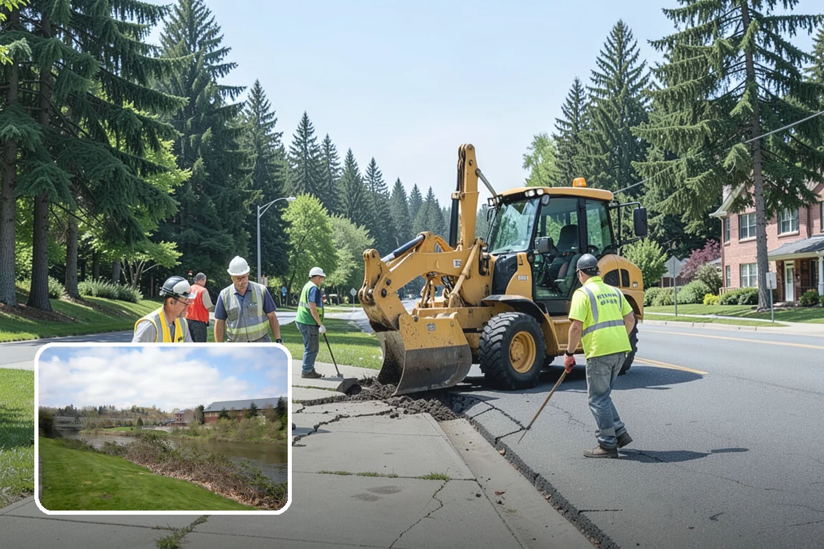 Gravel Road Grading in Tukwila, King County, WA - Restores crown to shed water and reduce ruts