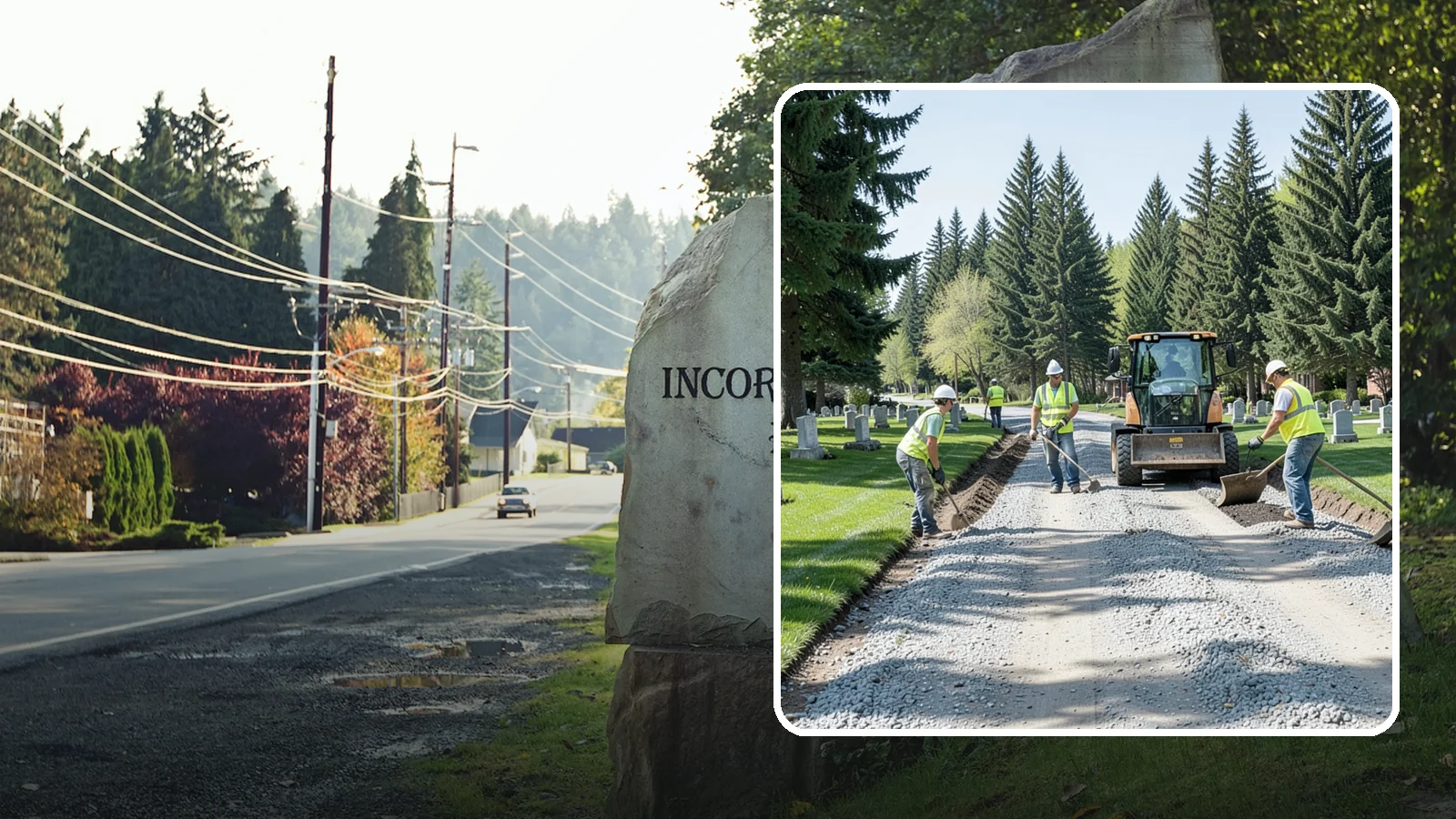 Gravel Road Grading in Wilkeson, Pierce County, WA - Grading and reshaping of gravel roads, shoulders, and unpaved lots to restore surface and drainage.