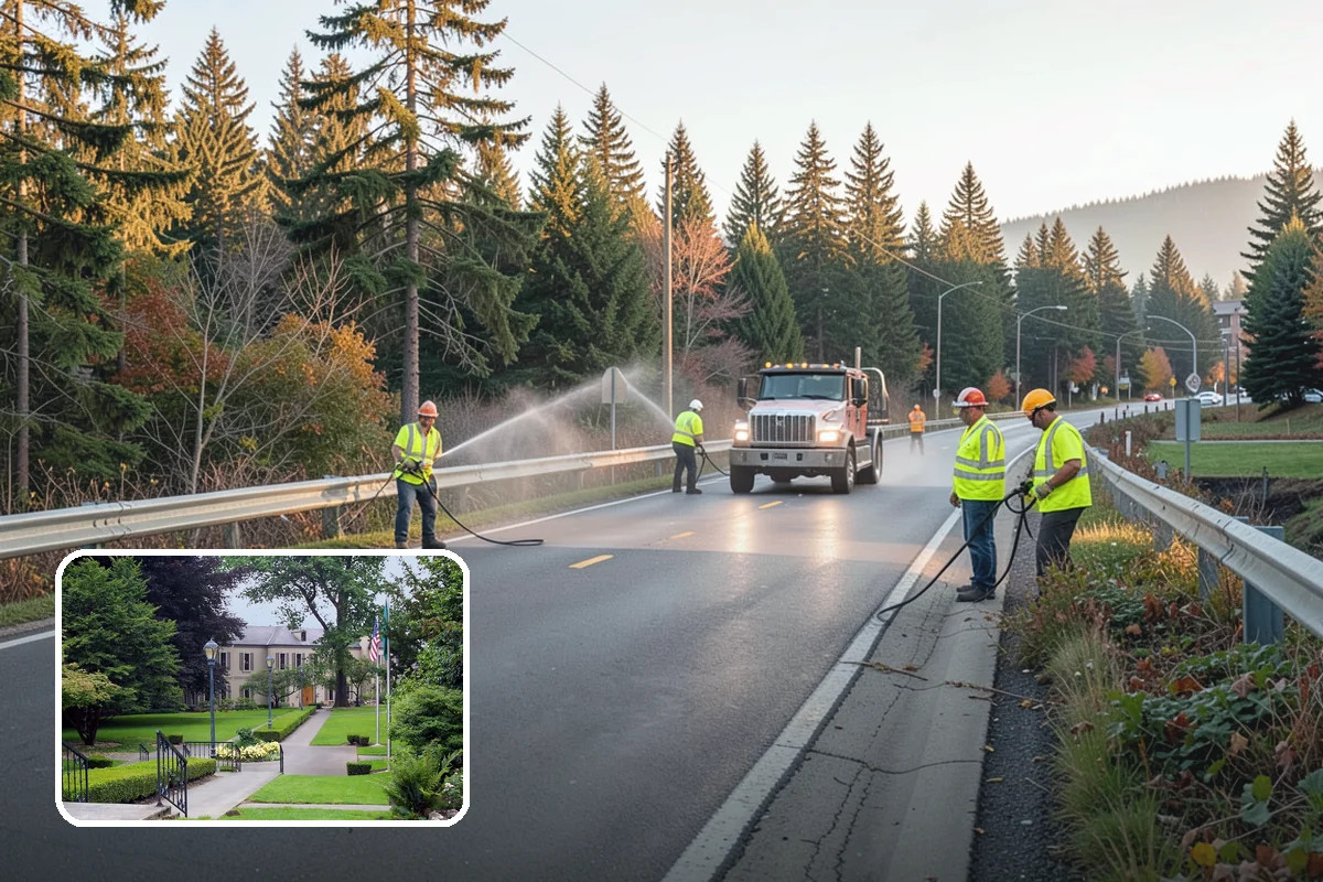 Gravel Road Grading in Woodinville, King County, WA - Restores crown to shed water and reduce ruts