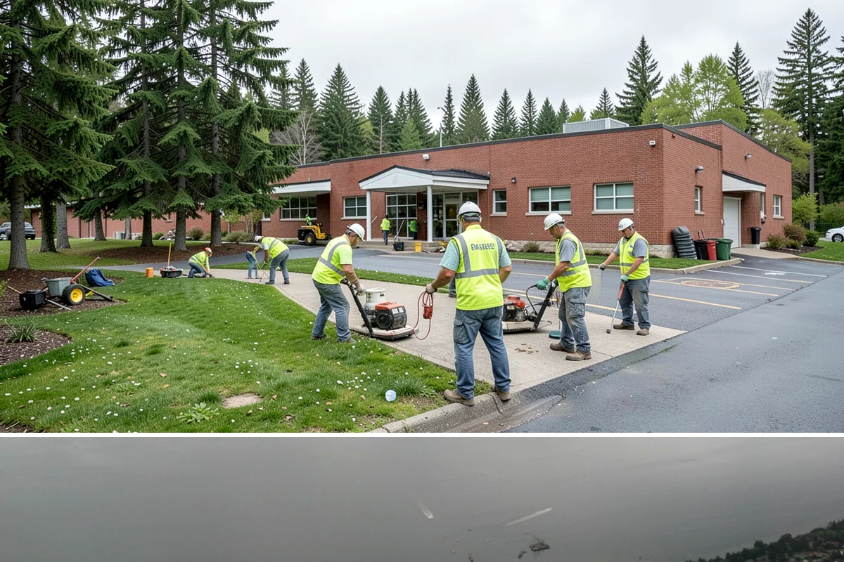 Grounds & Facility Contract Maintenance in Des Moines, King County, WA - Bundled scopes flex with the calendar, shifting labor between grounds growth in summer and facility work in winter.
