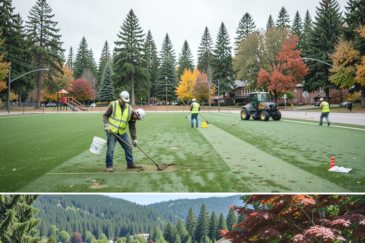 Grounds & Facility Contract Maintenance in Index, Snohomish County, WA - Bundled scopes flex with the calendar, shifting labor between grounds growth in summer and facility work in winter.