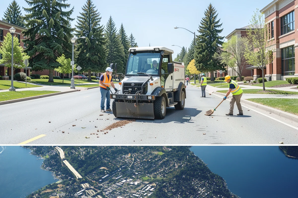 Grounds & Facility Contract Maintenance in Mercer Island, King County, WA - Bundled scopes flex with the calendar, shifting labor between grounds growth in summer and facility work in winter.