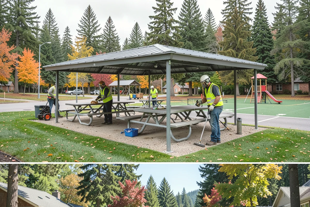 Grounds & Facility Contract Maintenance in Orting, Pierce County, WA - Bundled scopes flex with the calendar, shifting labor between grounds growth in summer and facility work in winter.