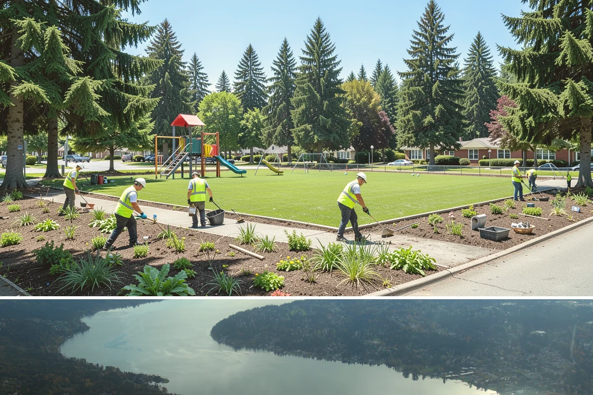 Grounds & Facility Contract Maintenance in Sammamish, King County, WA - Bundled scopes flex with the calendar, shifting labor between grounds growth in summer and facility work in winter.