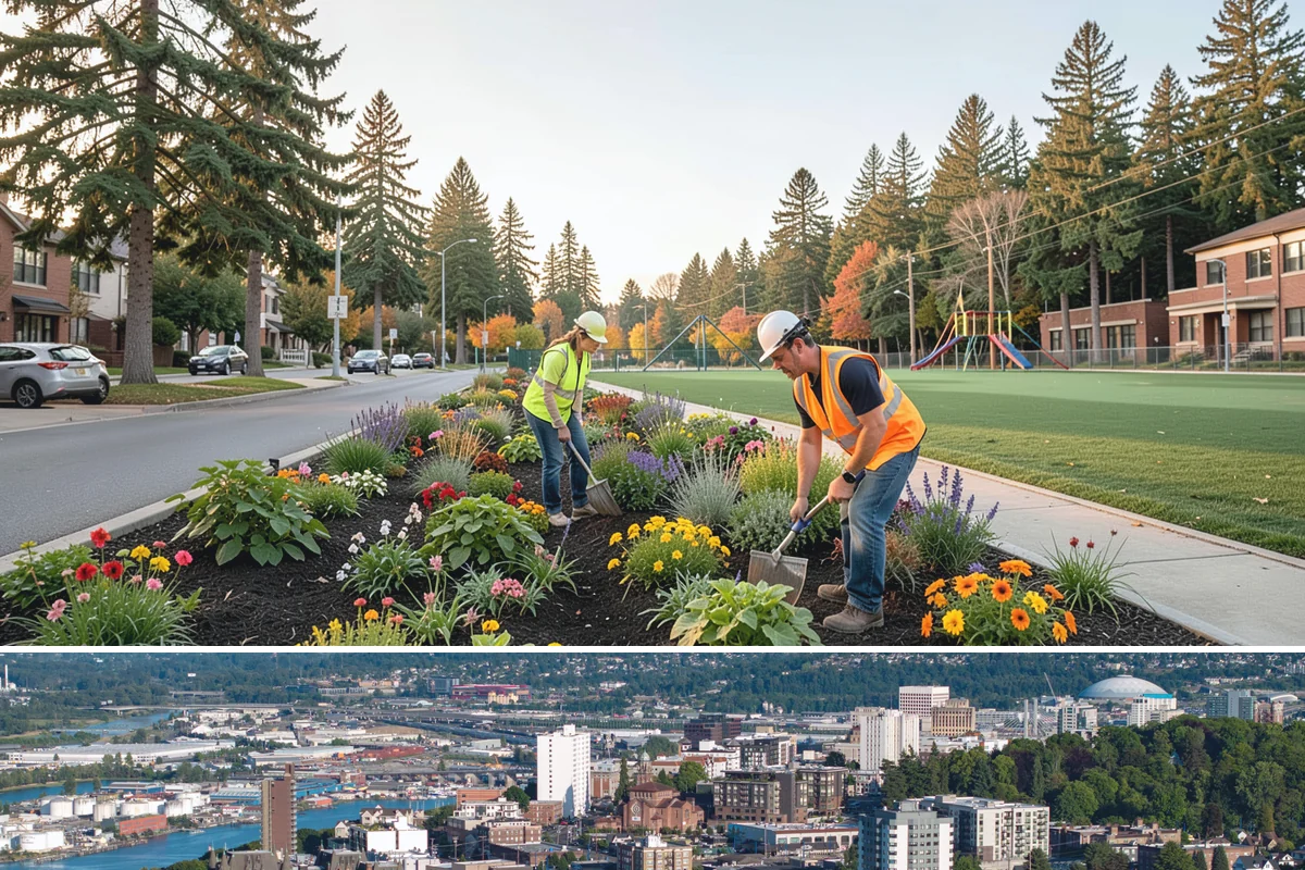 Grounds & Facility Contract Maintenance in Tacoma, Pierce County, WA - Bundled scopes flex with the calendar, shifting labor between grounds growth in summer and facility work in winter.