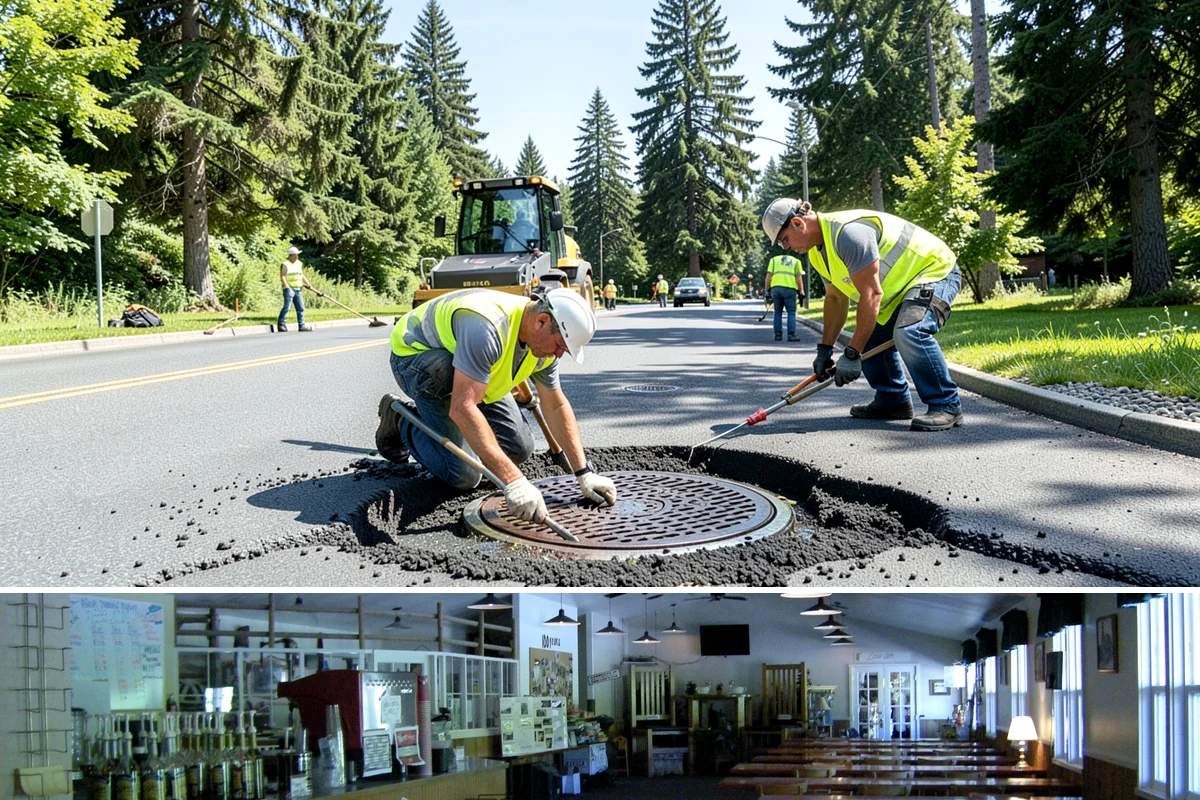Guardrail Repair in Black Diamond, King County, WA - Repairs run year-round but cluster after winter storm season when run-off-road impacts peak.