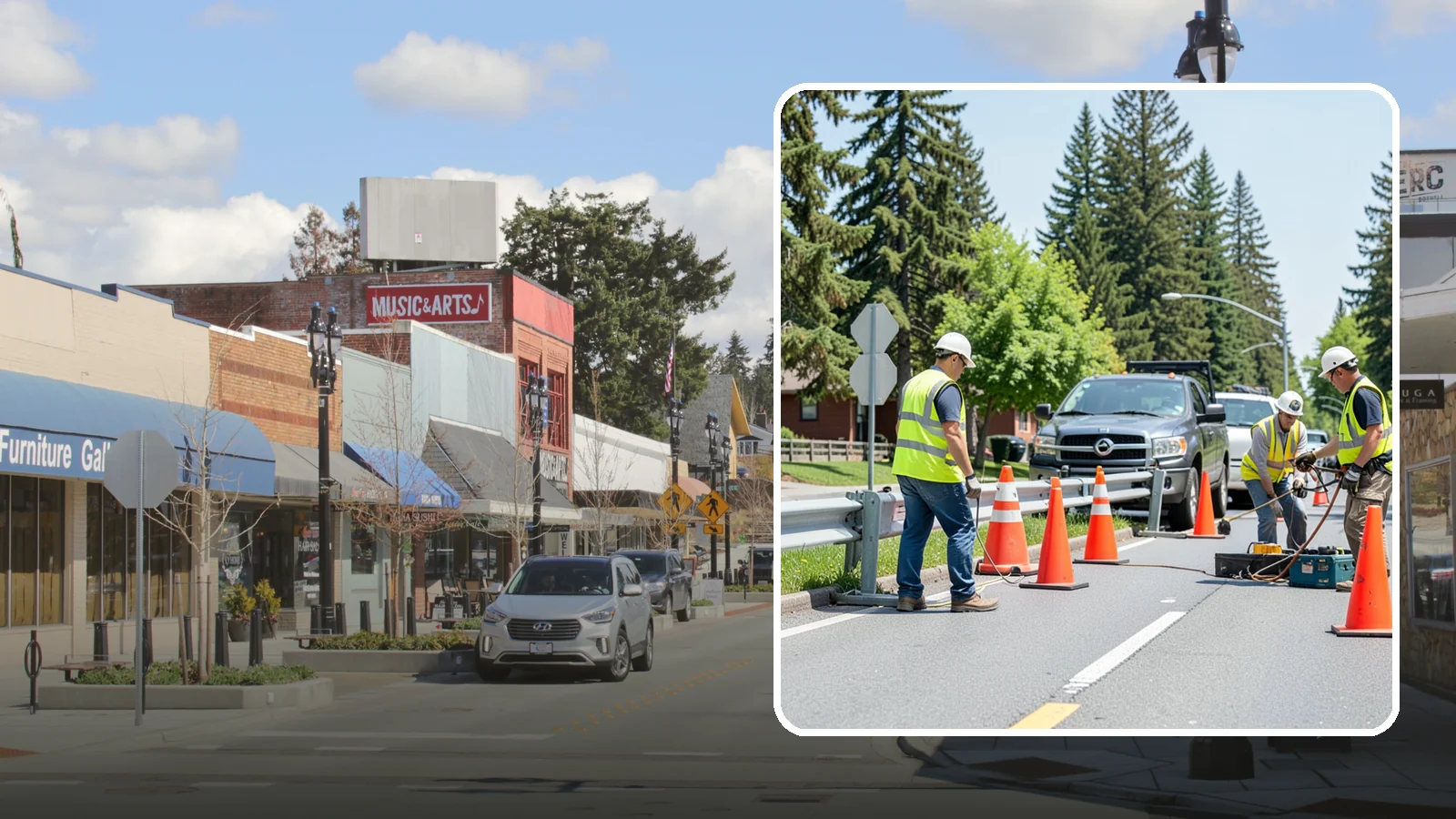 Guardrail Repair in Bothell, King County, WA - Guardrail repair and replacement restore roadside crash protection after impacts and corrosion.