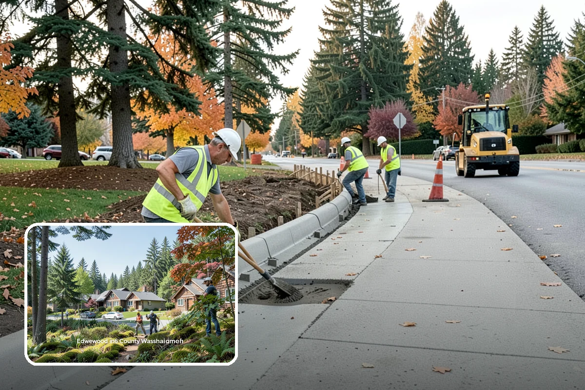Guardrail Repair in Edgewood, Pierce County, WA - Restored crash protection to approved standards