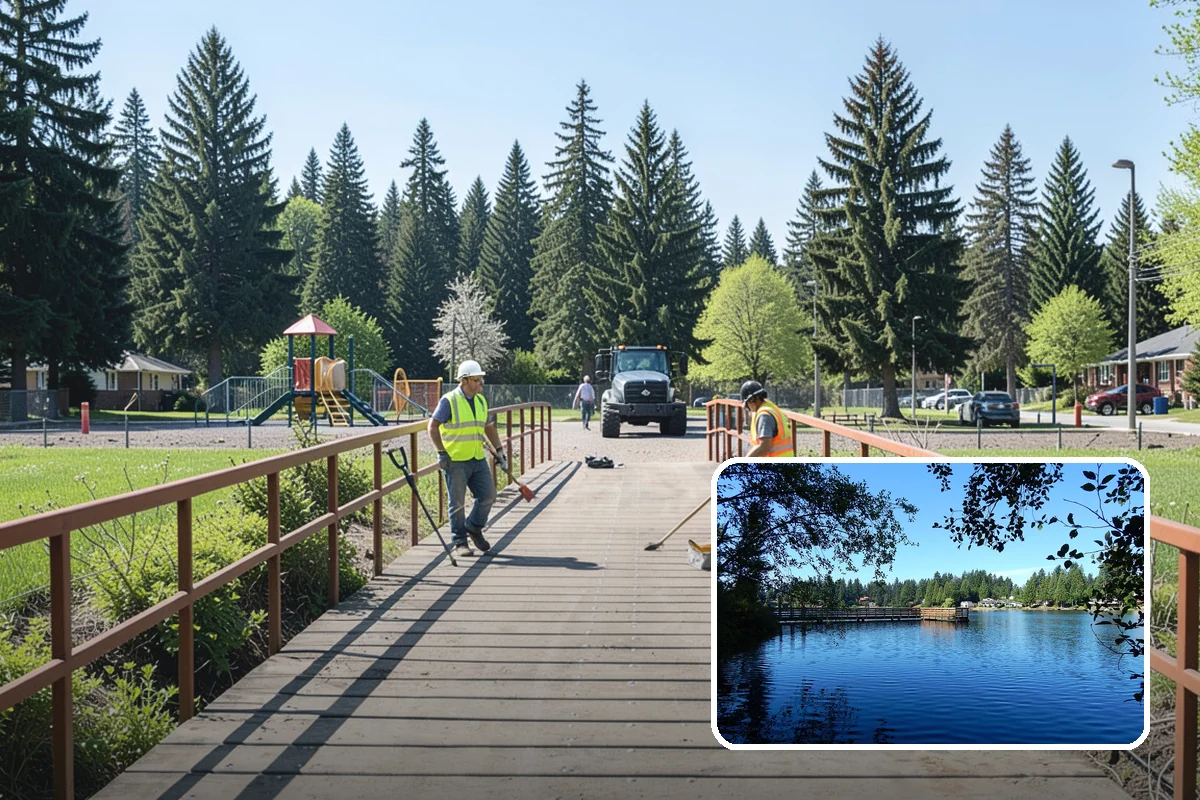 Guardrail Repair in Federal Way, King County, WA - Restored crash protection to approved standards