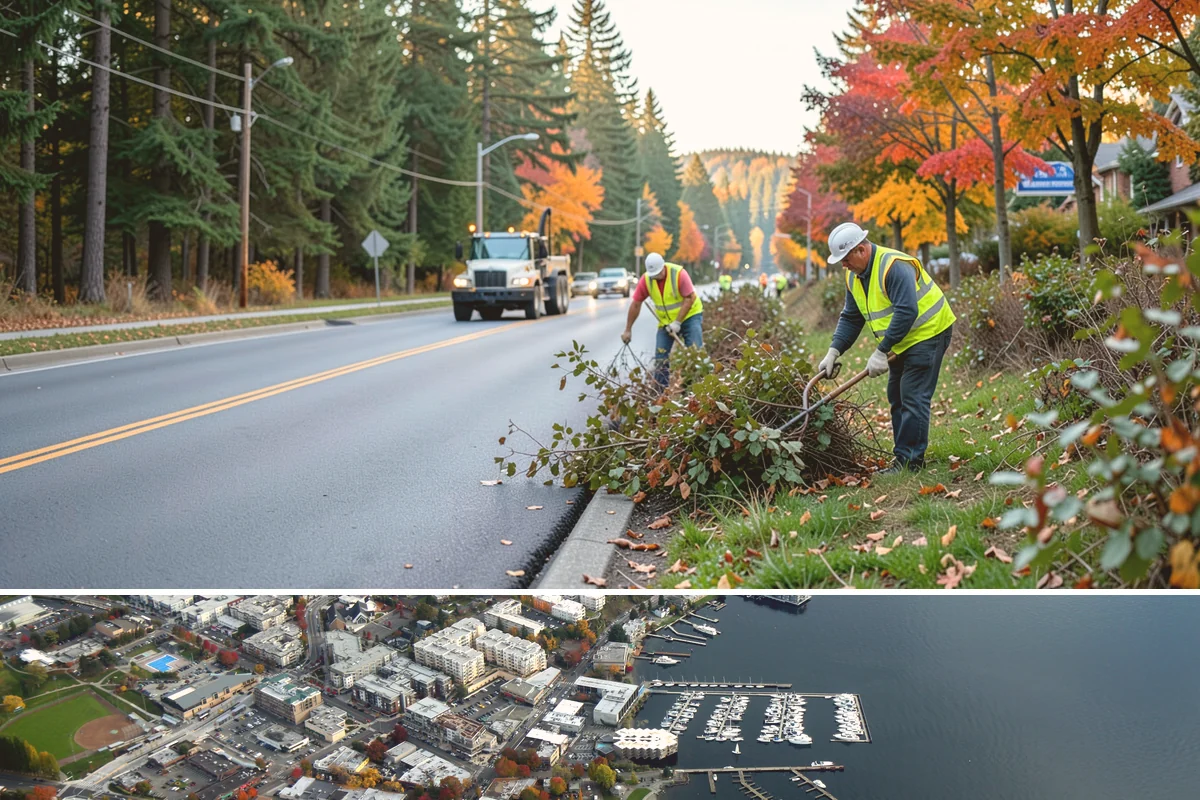 Guardrail Repair in Kirkland, King County, WA - Repairs run year-round but cluster after winter storm season when run-off-road impacts peak.
