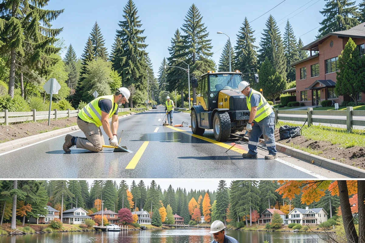 Guardrail Repair in La Conner, Skagit County, WA - Repairs run year-round but cluster after winter storm season when run-off-road impacts peak.
