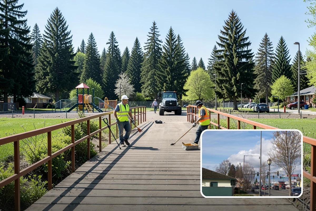 Guardrail Repair in Marysville, Snohomish County, WA - Restored crash protection to approved standards