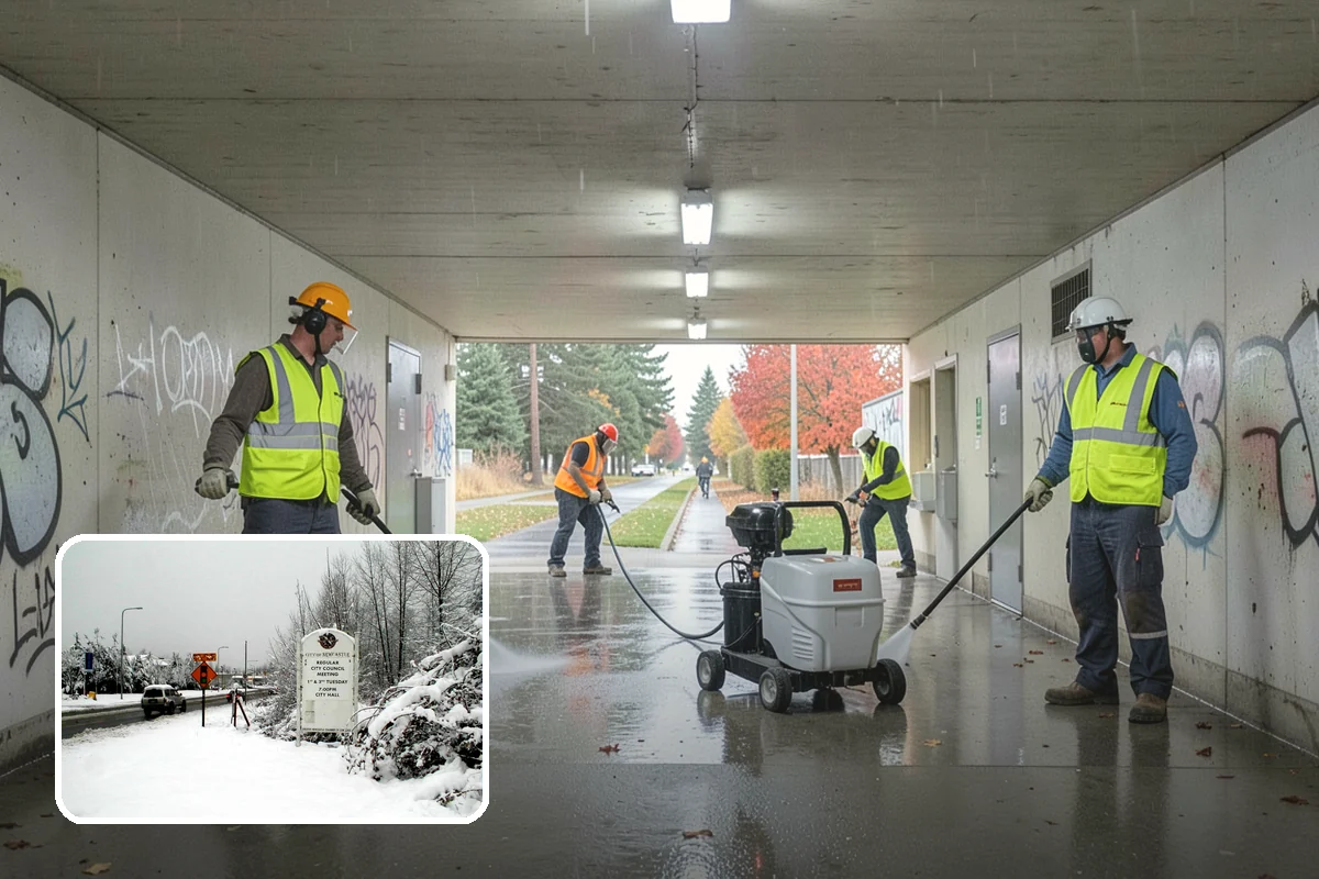 Guardrail Repair in Newcastle, King County, WA - Restored crash protection to approved standards