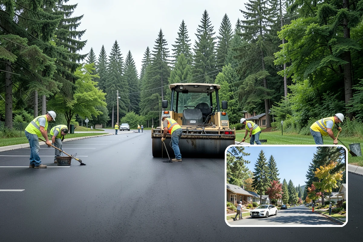 Guardrail Repair in Orting, Pierce County, WA - Restored crash protection to approved standards