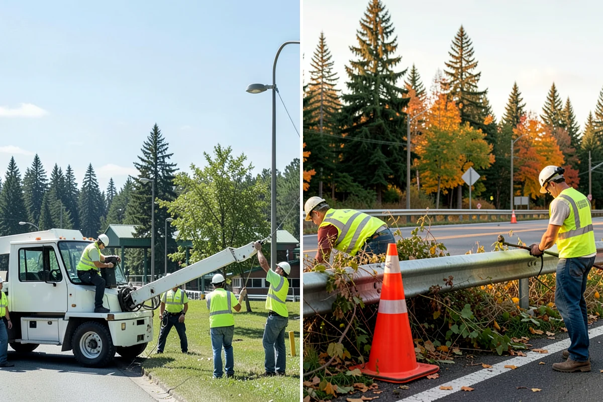 Guardrail Repair in Sedro-Woolley, Skagit County, WA - Assess damage and identify required components
