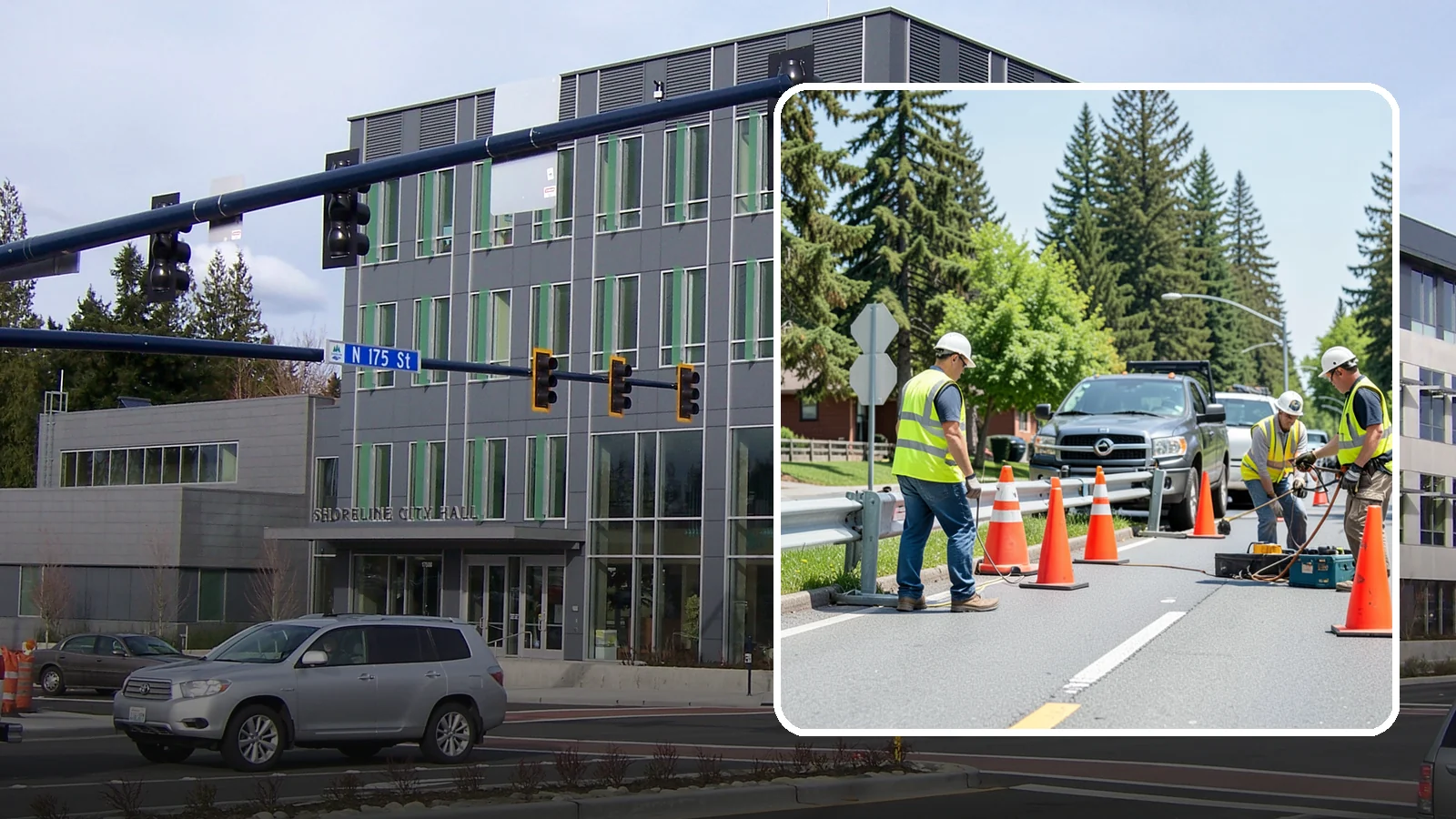 Guardrail Repair in Shoreline, King County, WA - Guardrail repair and replacement restore roadside crash protection after impacts and corrosion.