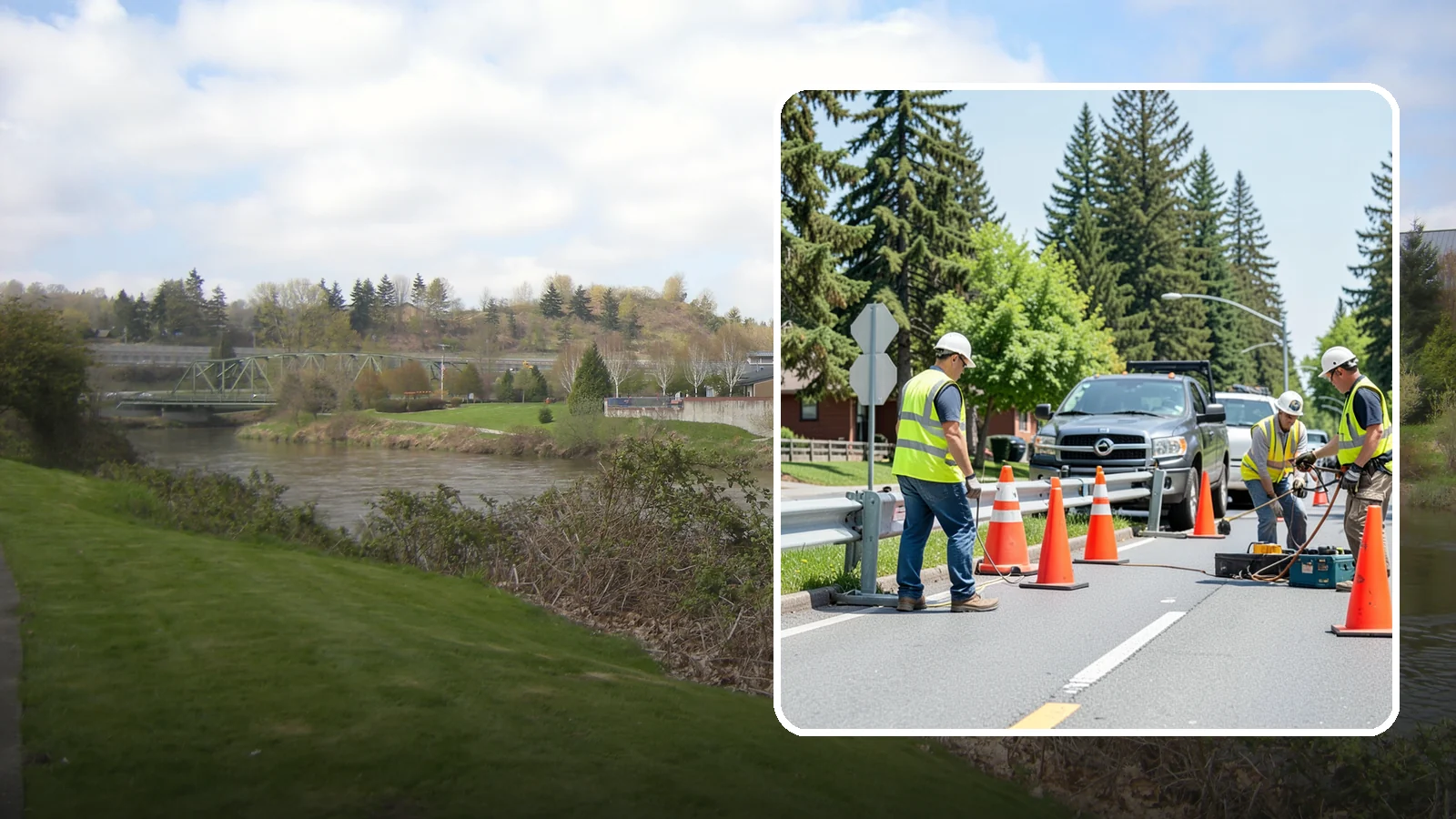 Guardrail Repair in Tukwila, King County, WA - Guardrail repair and replacement restore roadside crash protection after impacts and corrosion.