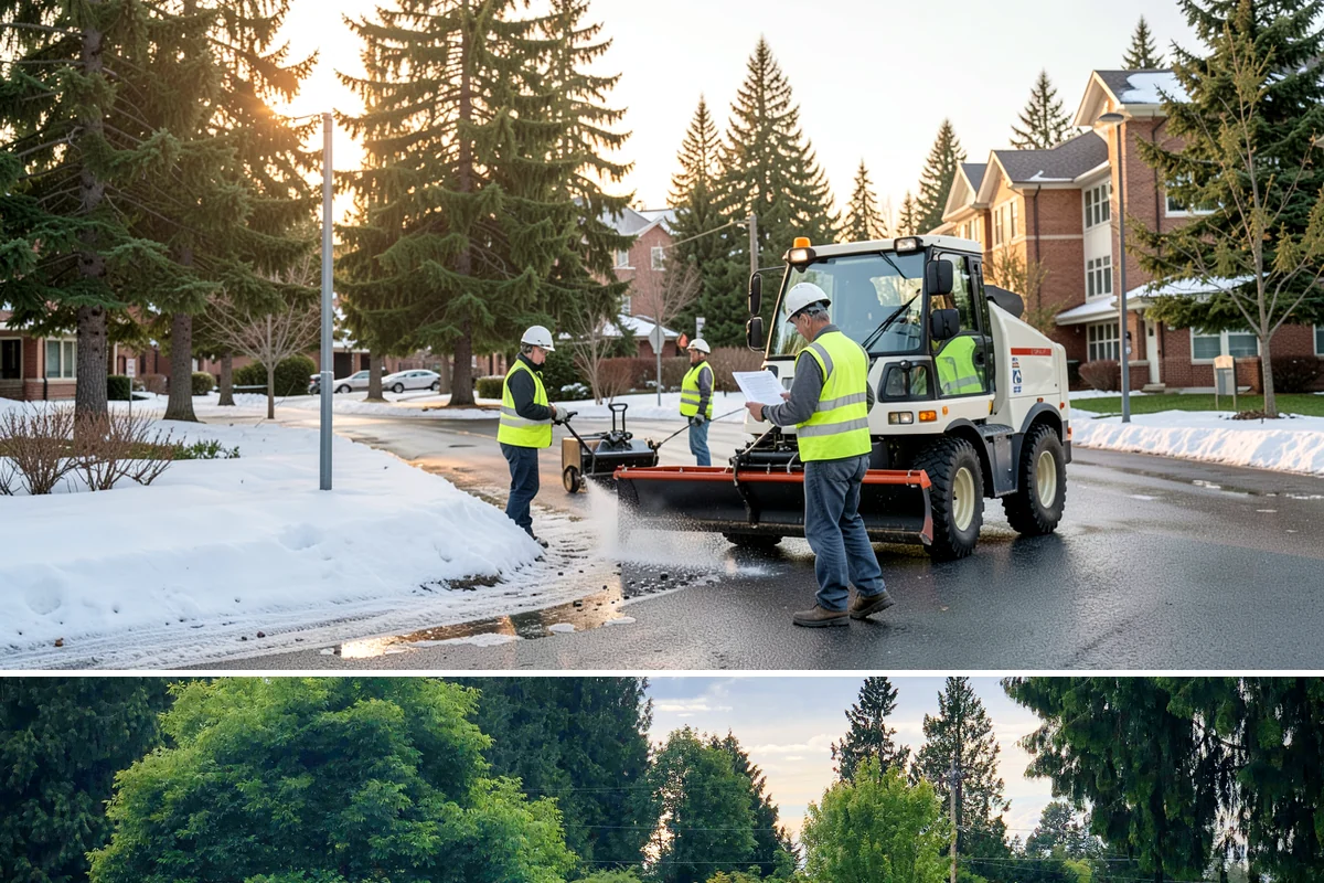 Guardrail Vegetation Clearing in Bonney Lake, Pierce County, WA - Behind-rail clearing is scheduled through the growing season and paired with a fall pass so guardrail is inspectable and...