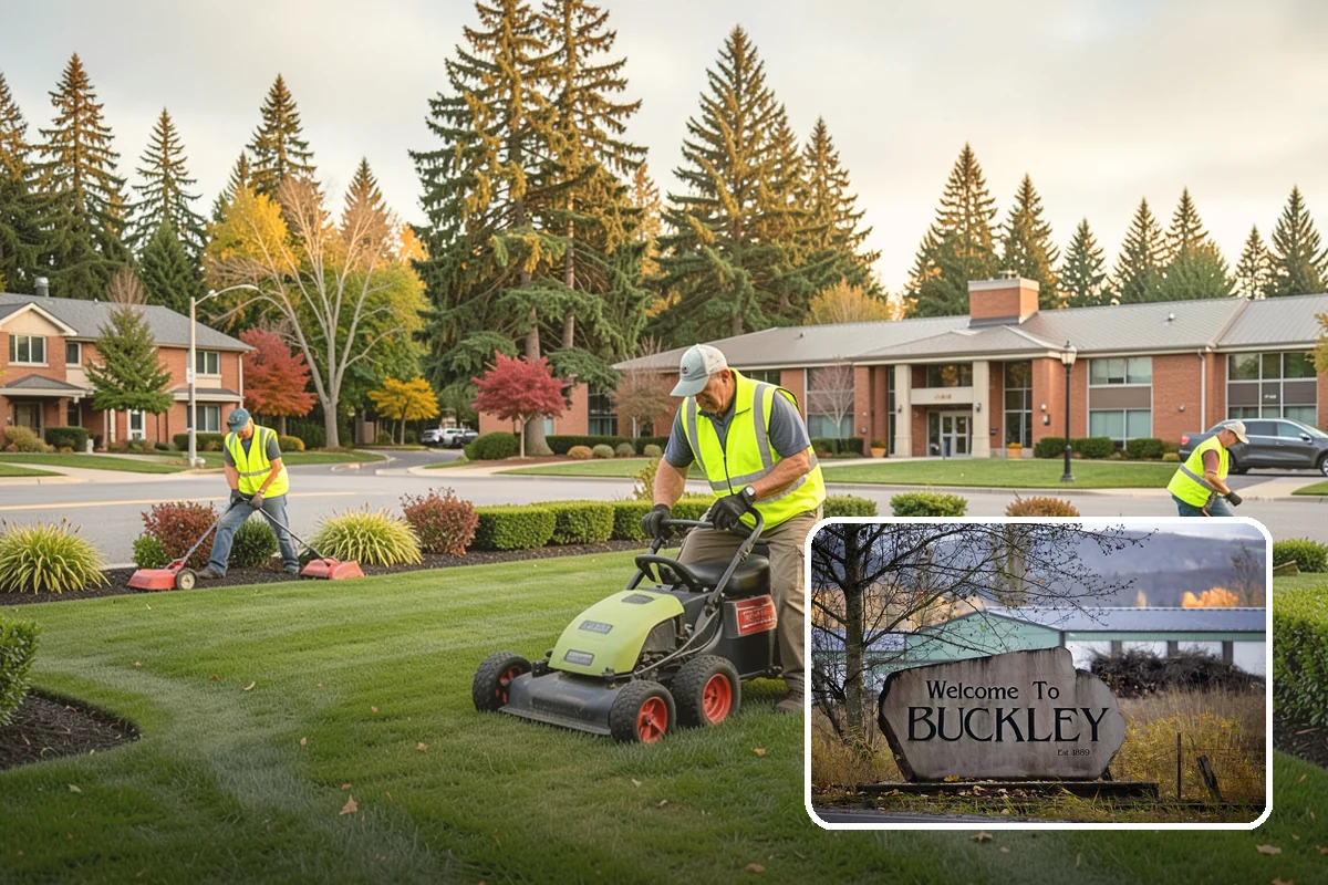 Guardrail Vegetation Clearing in Buckley, Pierce County, WA - Extends guardrail life by keeping post and rail zones dry