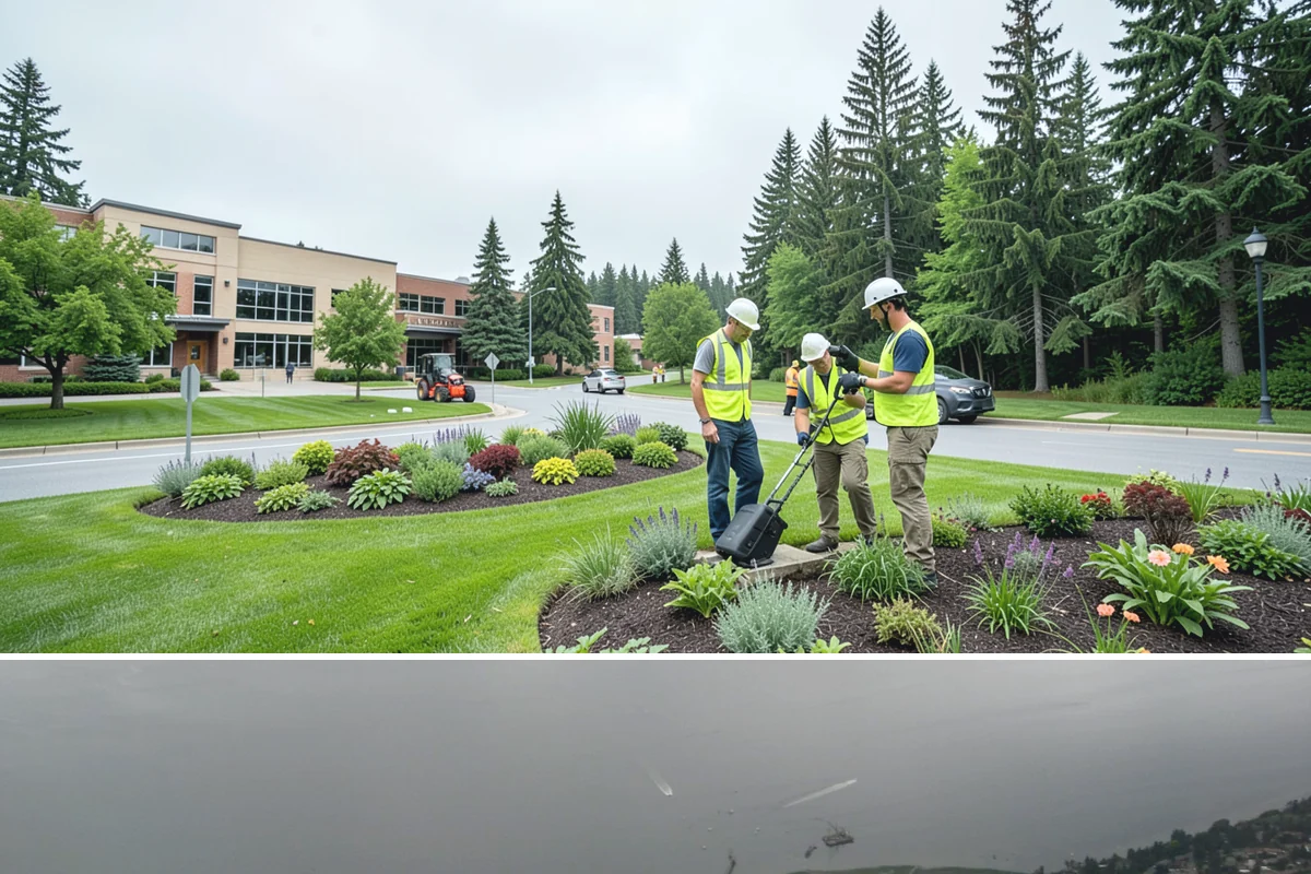 Guardrail Vegetation Clearing in Des Moines, King County, WA - Behind-rail clearing is scheduled through the growing season and paired with a fall pass so guardrail is inspectable and...