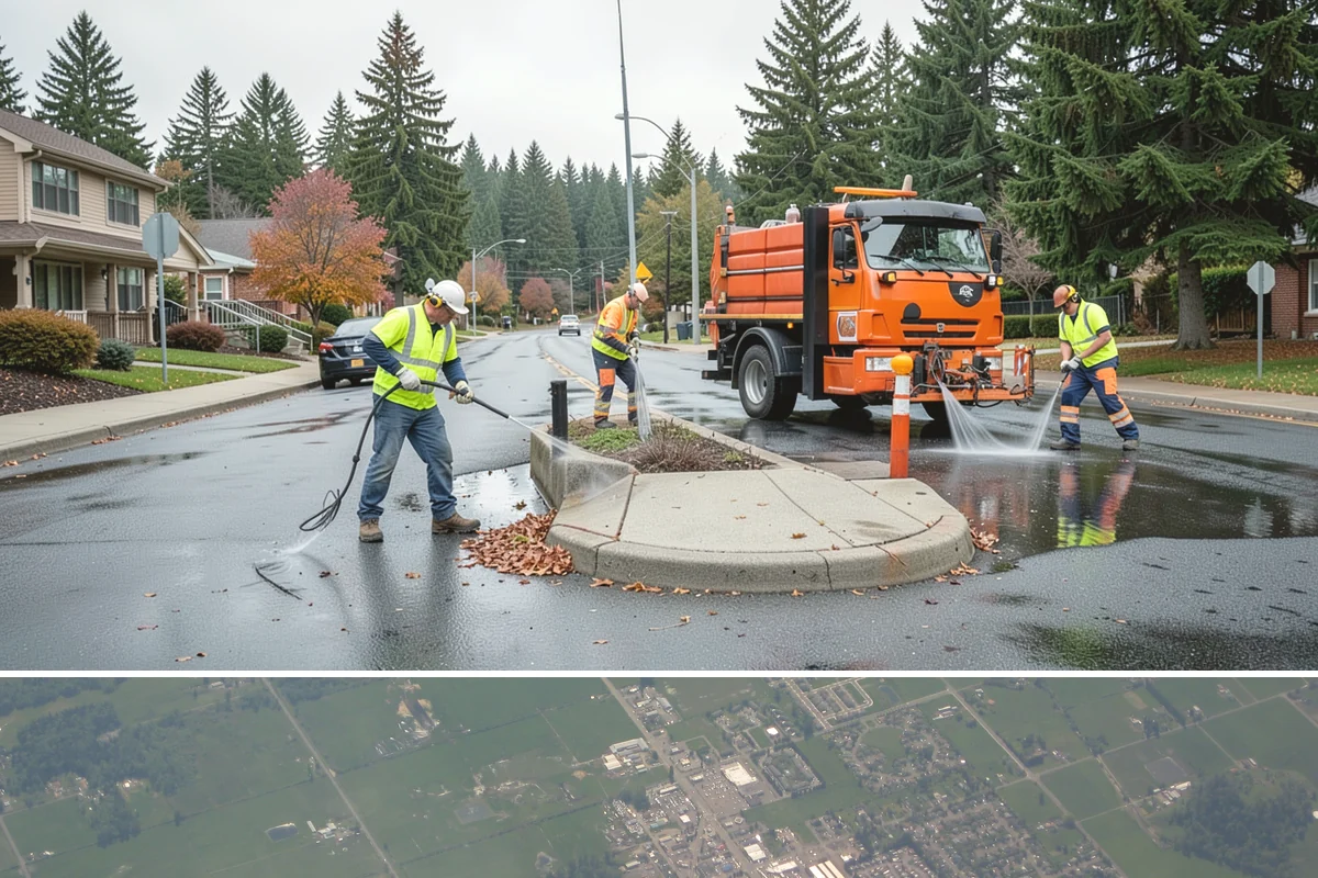 Guardrail Vegetation Clearing in Enumclaw, King County, WA - Behind-rail clearing is scheduled through the growing season and paired with a fall pass so guardrail is inspectable and...
