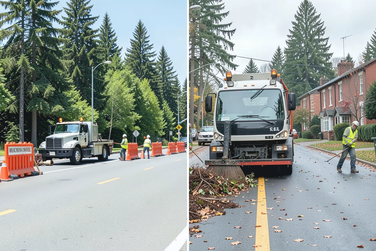 Guardrail Vegetation Clearing in Hamilton, Skagit County, WA - Identify guardrail runs and note hardware and terminal locations
