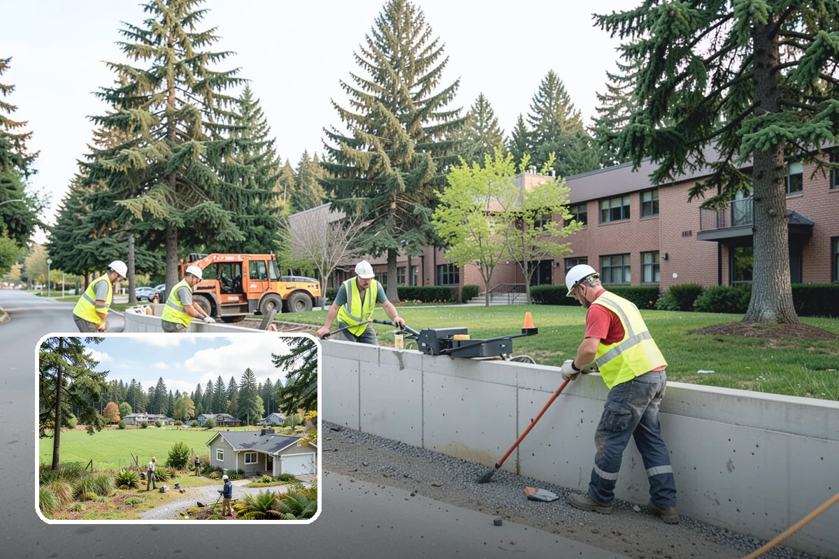 Guardrail Vegetation Clearing in Lyman, Skagit County, WA - Extends guardrail life by keeping post and rail zones dry