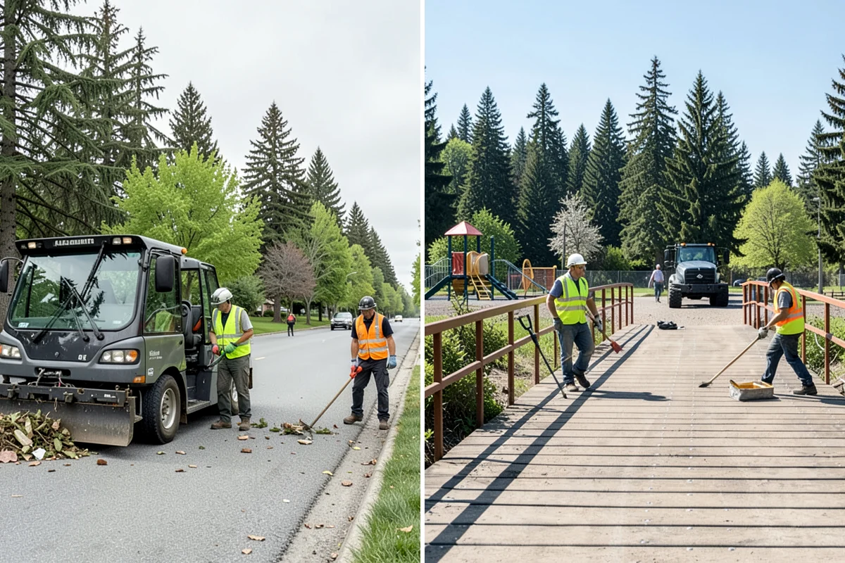 Guardrail Vegetation Clearing in Lyman, Skagit County, WA - Identify guardrail runs and note hardware and terminal locations