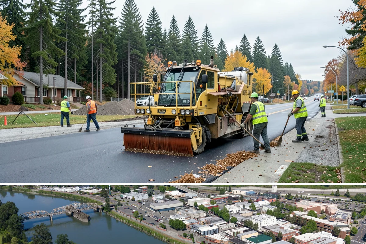 Guardrail Vegetation Clearing in Mount Vernon, Skagit County, WA - Behind-rail clearing is scheduled through the growing season and paired with a fall pass so guardrail is inspectable and...