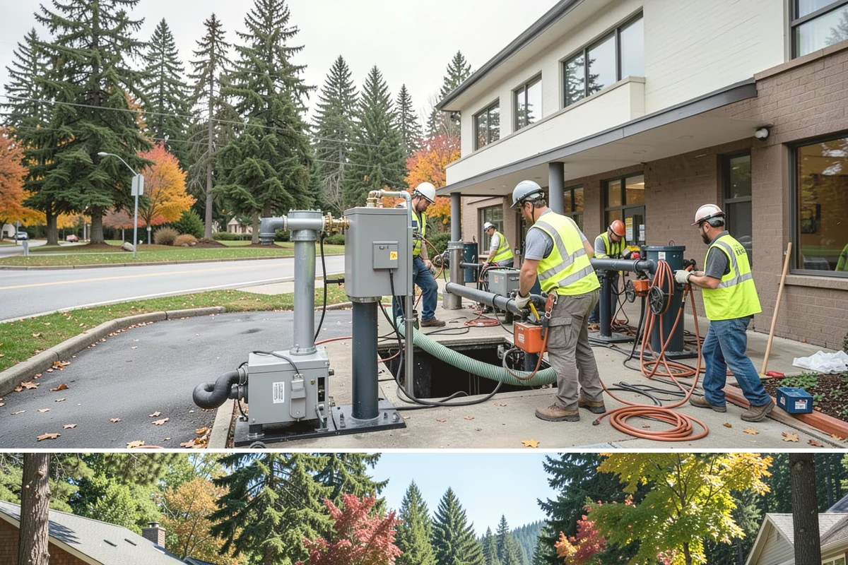 Guardrail Vegetation Clearing in Orting, Pierce County, WA - Behind-rail clearing is scheduled through the growing season and paired with a fall pass so guardrail is inspectable and...
