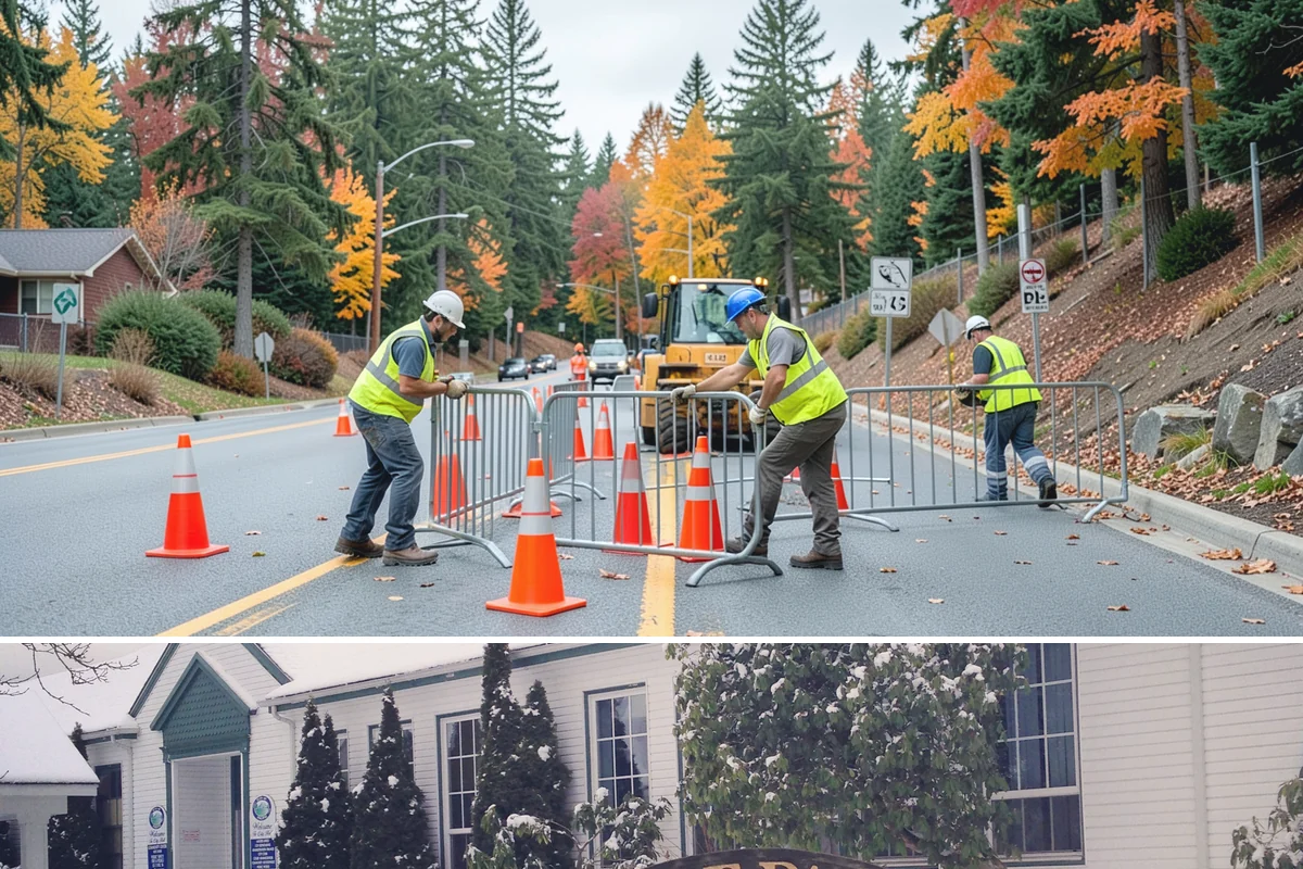 Guardrail Vegetation Clearing in Pacific, King County, WA - Behind-rail clearing is scheduled through the growing season and paired with a fall pass so guardrail is inspectable and...