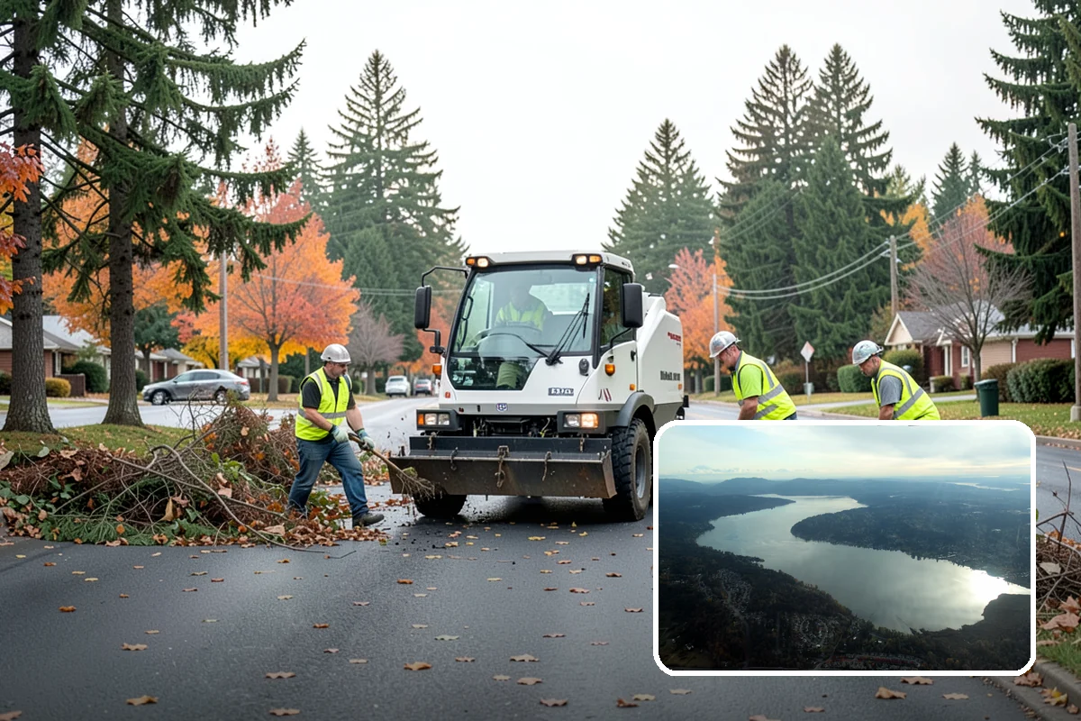 Guardrail Vegetation Clearing in Sammamish, King County, WA - Extends guardrail life by keeping post and rail zones dry