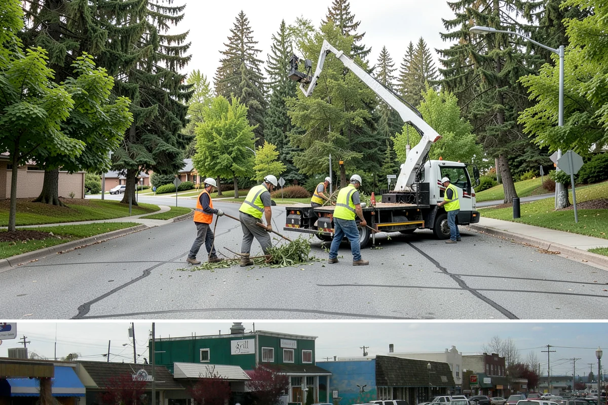Guardrail Vegetation Clearing in Stanwood, Snohomish County, WA - Behind-rail clearing is scheduled through the growing season and paired with a fall pass so guardrail is inspectable and...