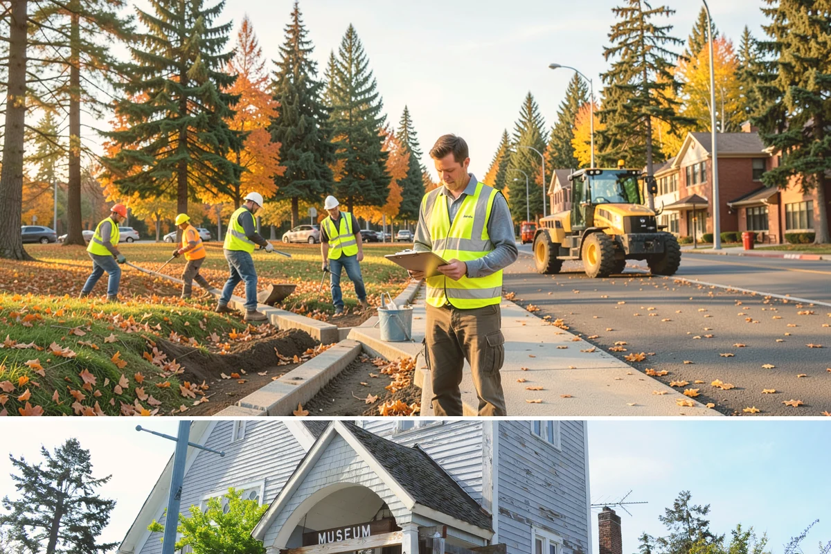Guardrail Vegetation Clearing in Steilacoom, Pierce County, WA - Behind-rail clearing is scheduled through the growing season and paired with a fall pass so guardrail is inspectable and...